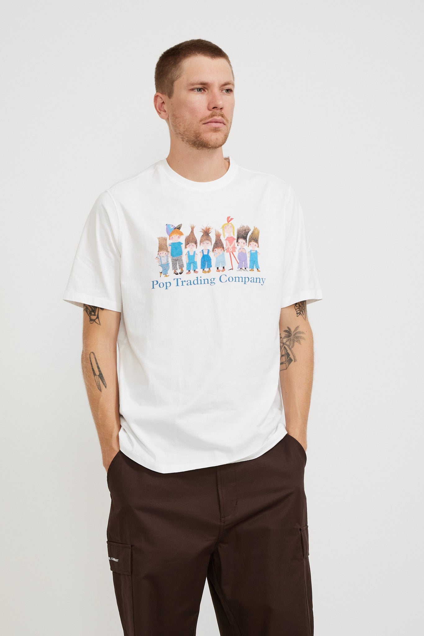 Pop Trading Company | Fiep Pop T-Shirt White | Maplestore