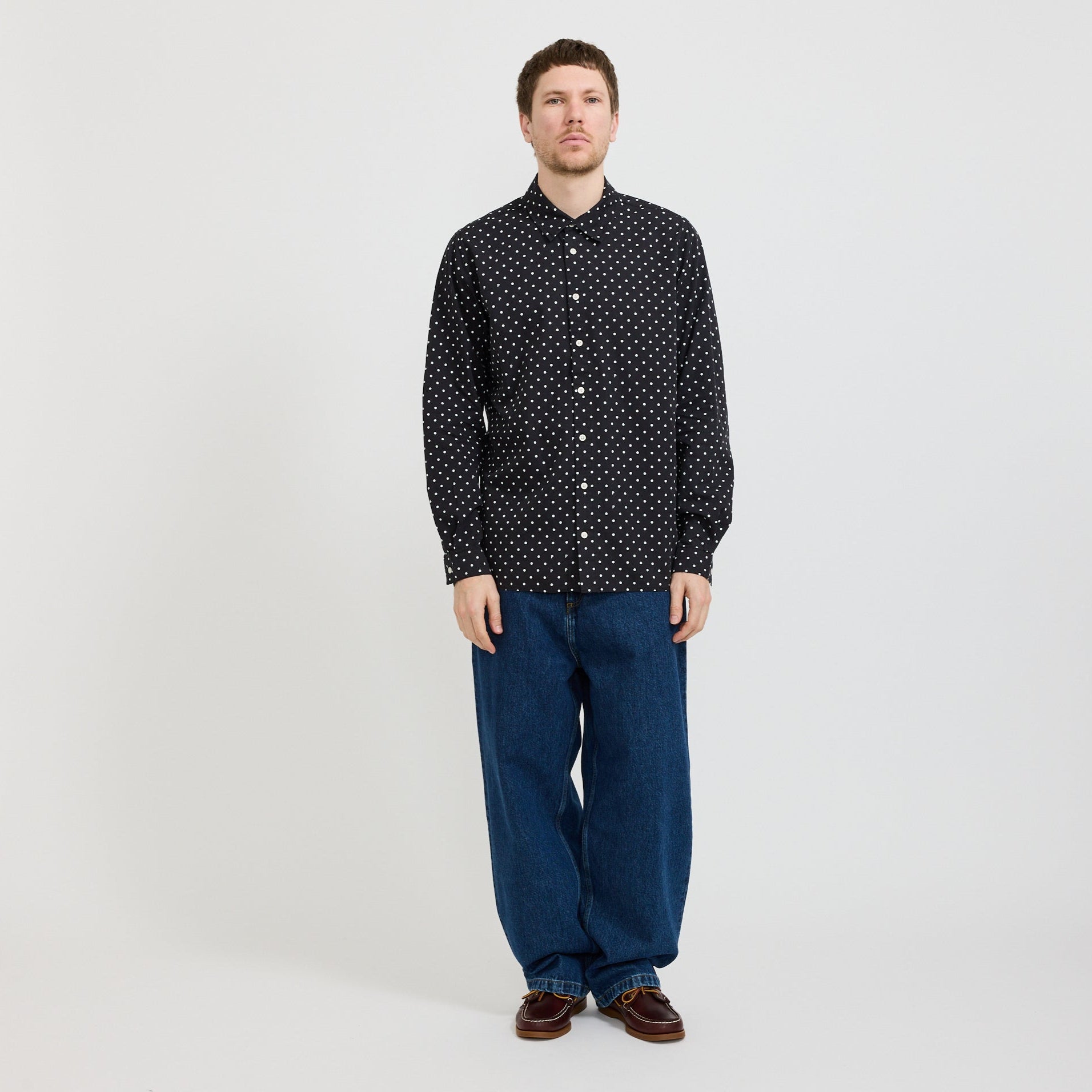 Polkadot Shirt Black/White