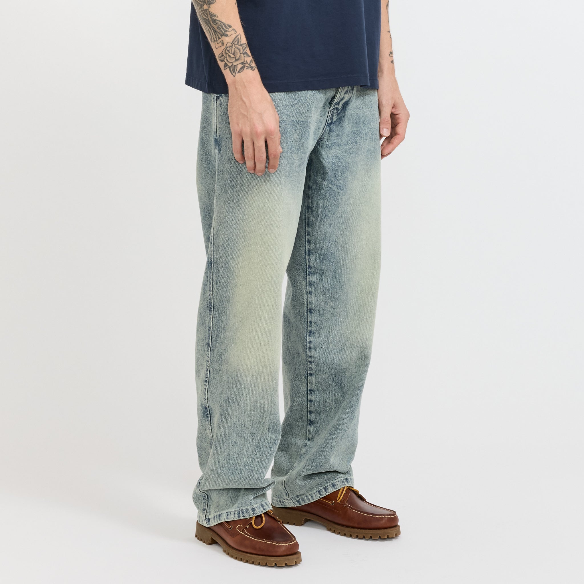 Beattie Denim Pants Rinsed Denim