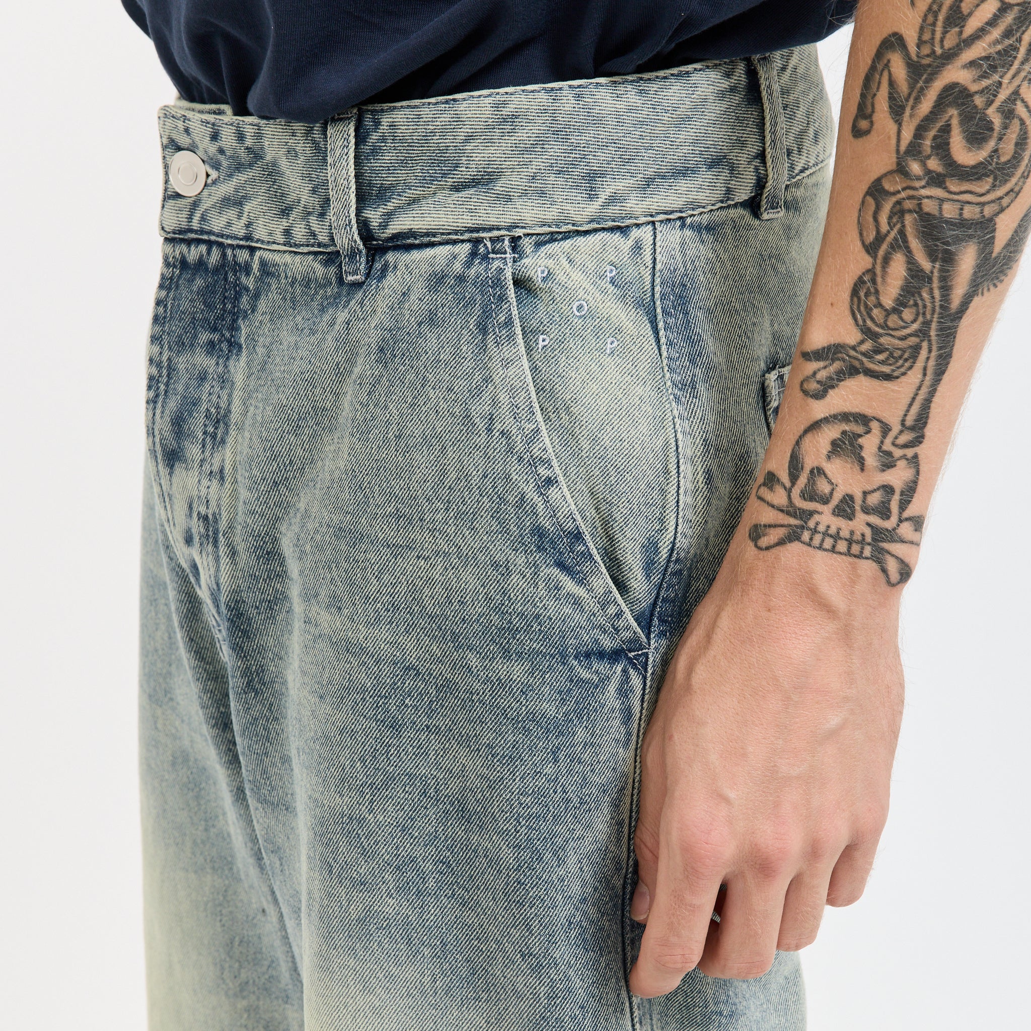 Beattie Denim Pants Rinsed Denim