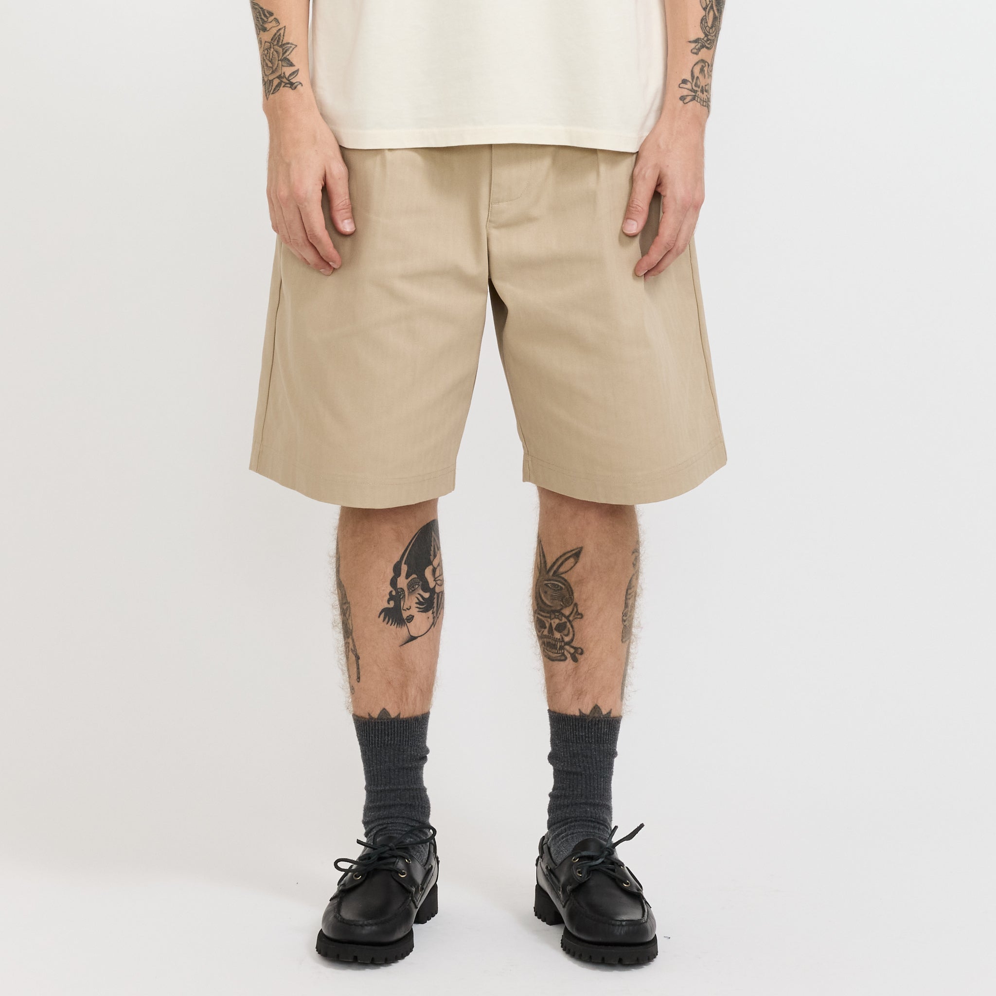 Boat Short White Pepper