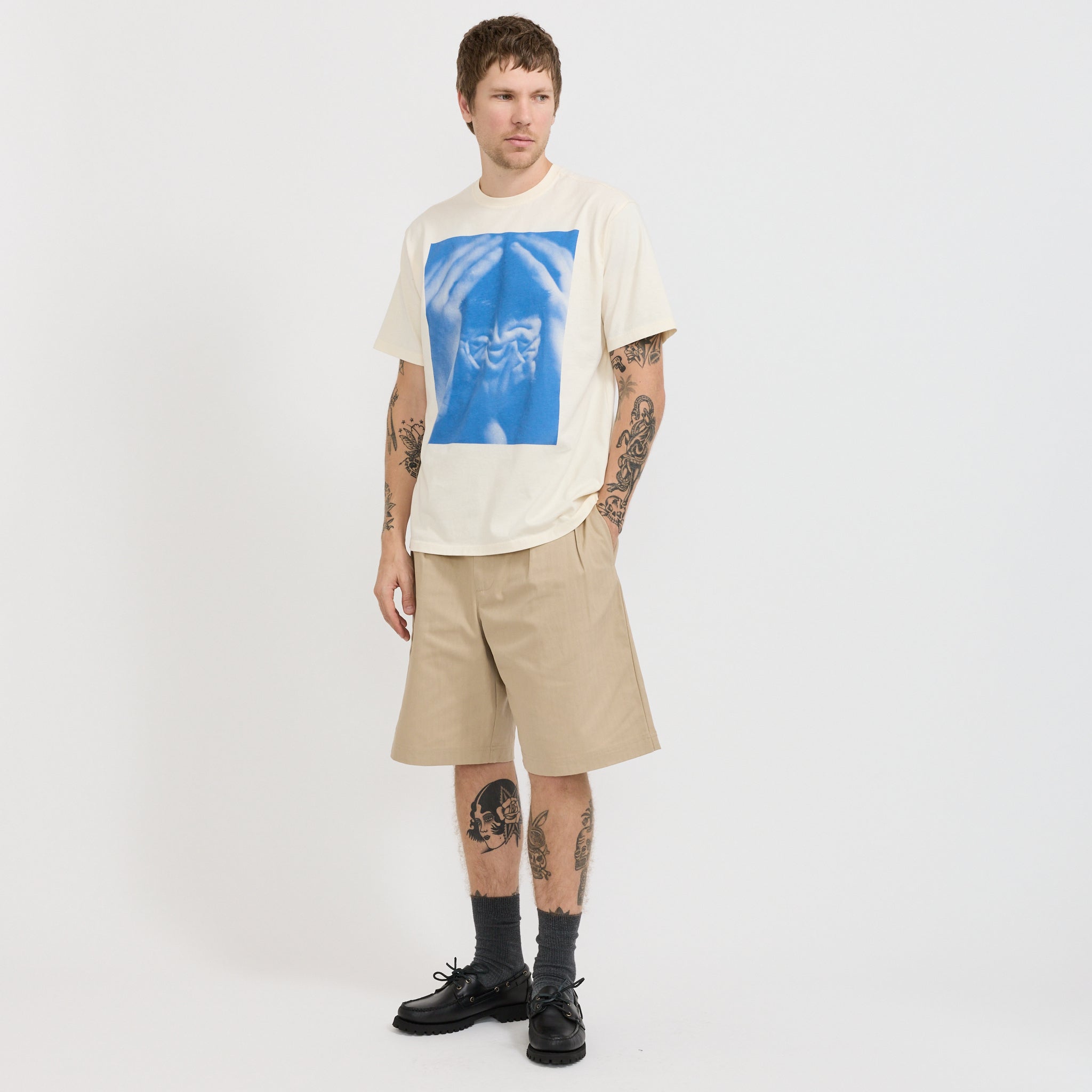 Boat Short White Pepper