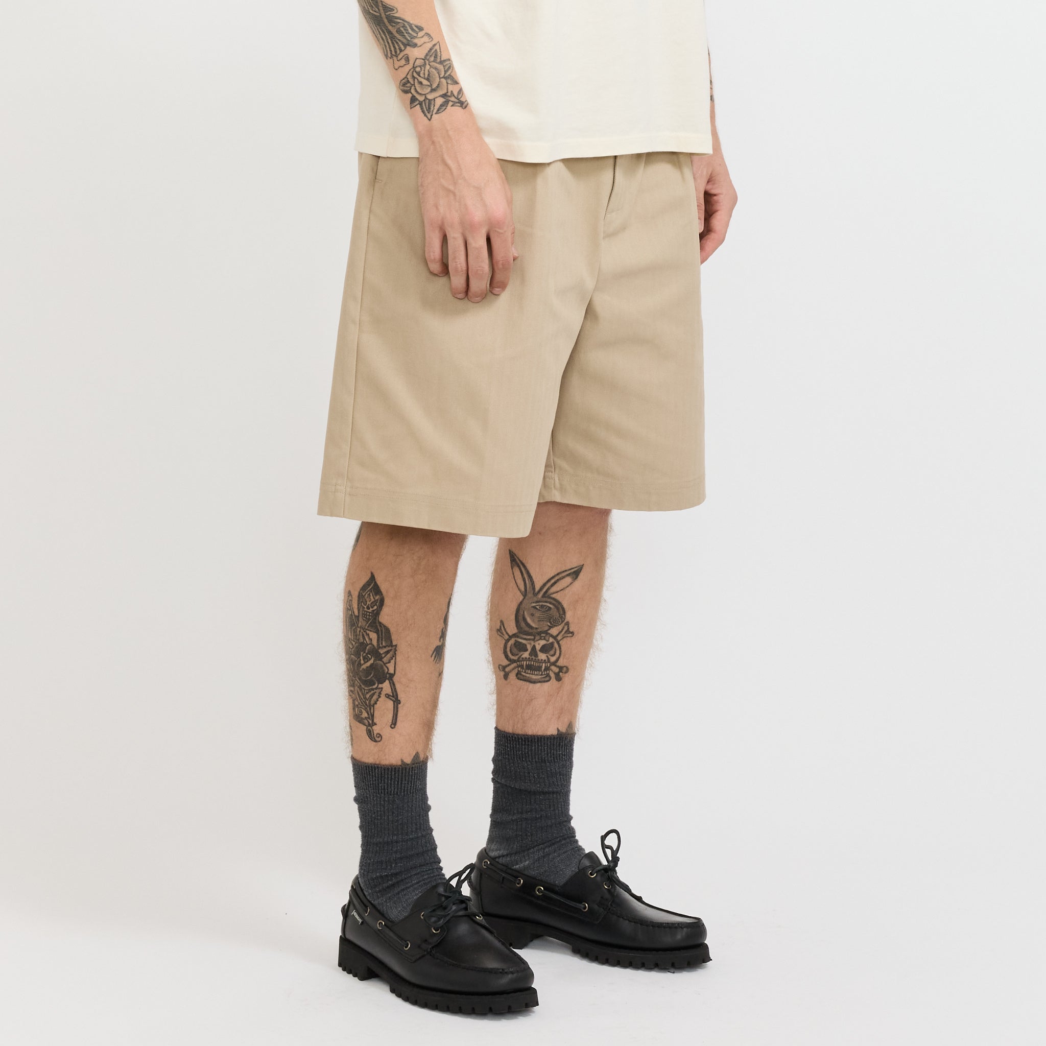Boat Short White Pepper