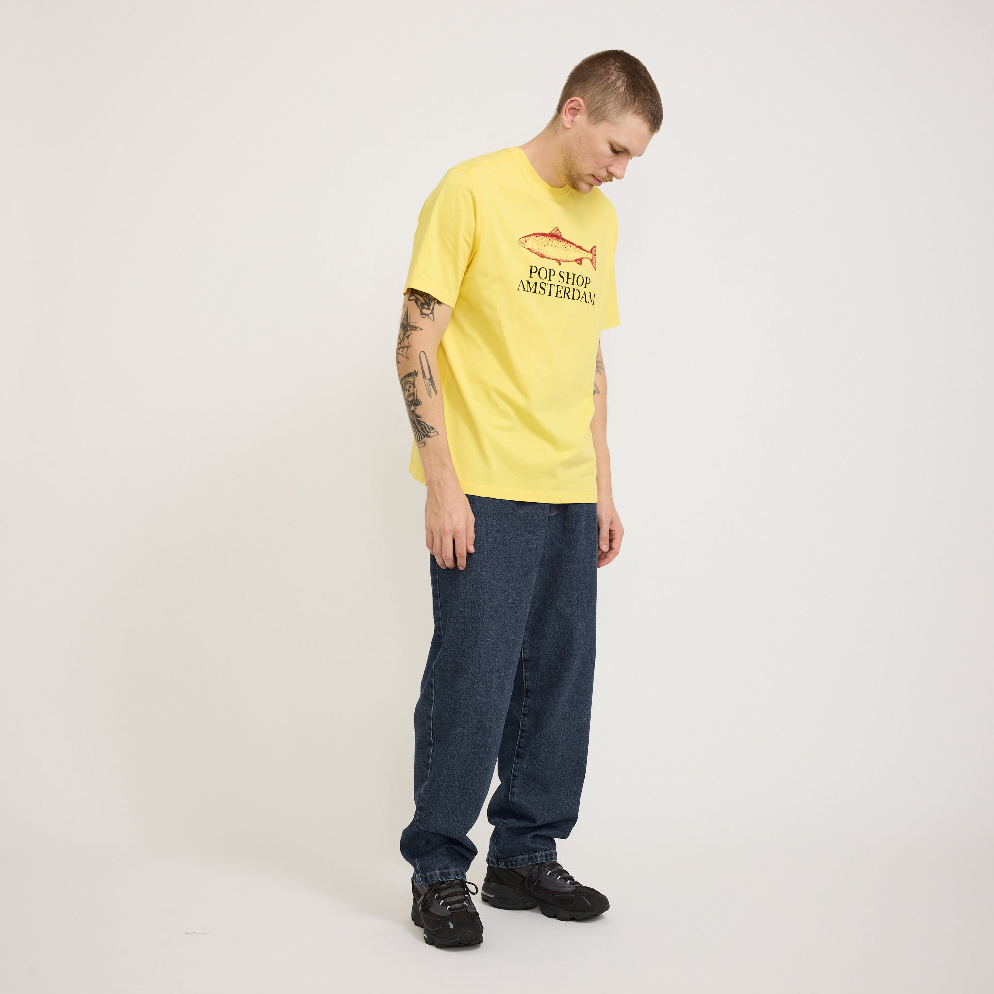Pop Trading Company | Amsterdam Shop T-Shirt Minion Yellow | Maplestore