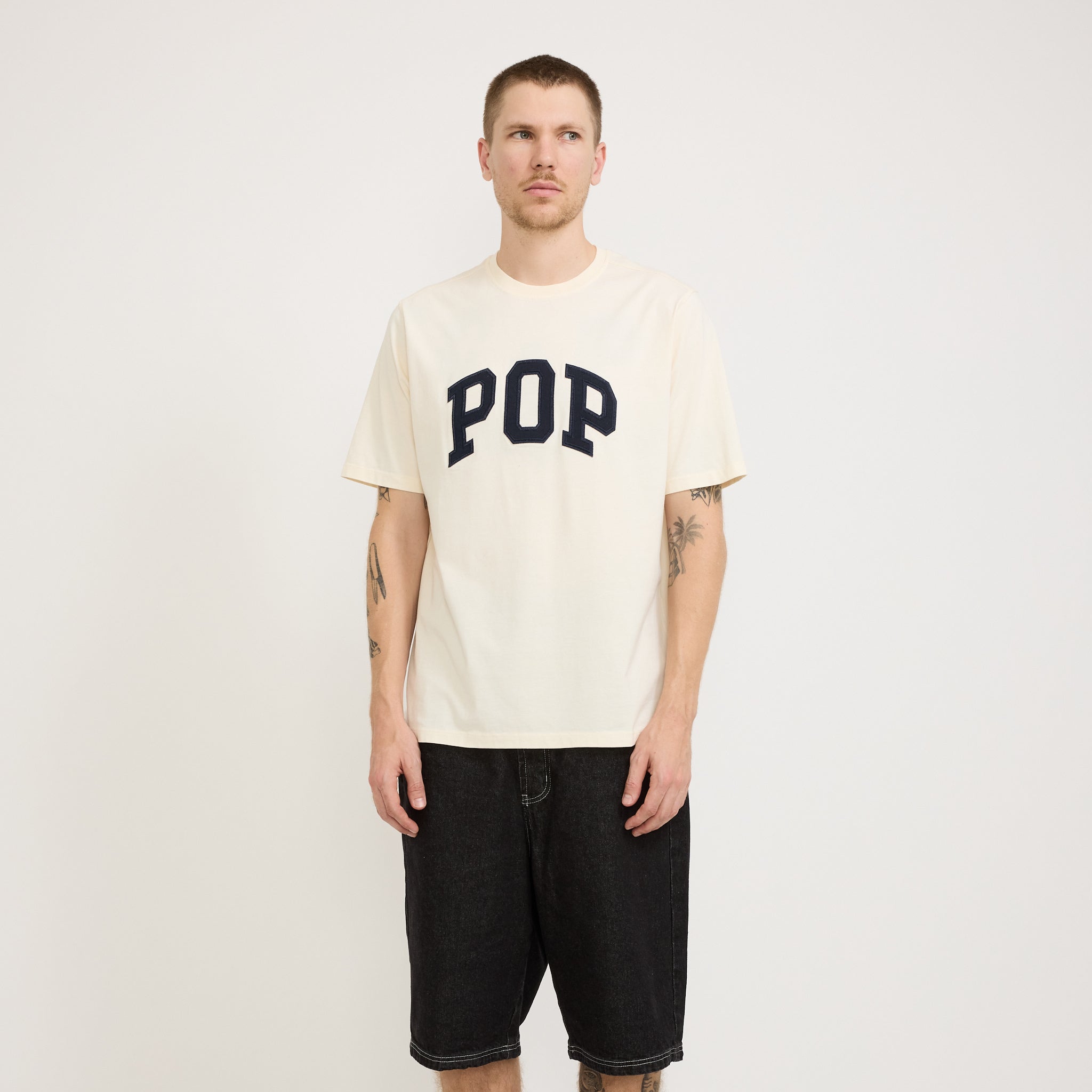 Pop Trading Company | Arch T-Shirt Off White | Maplestore