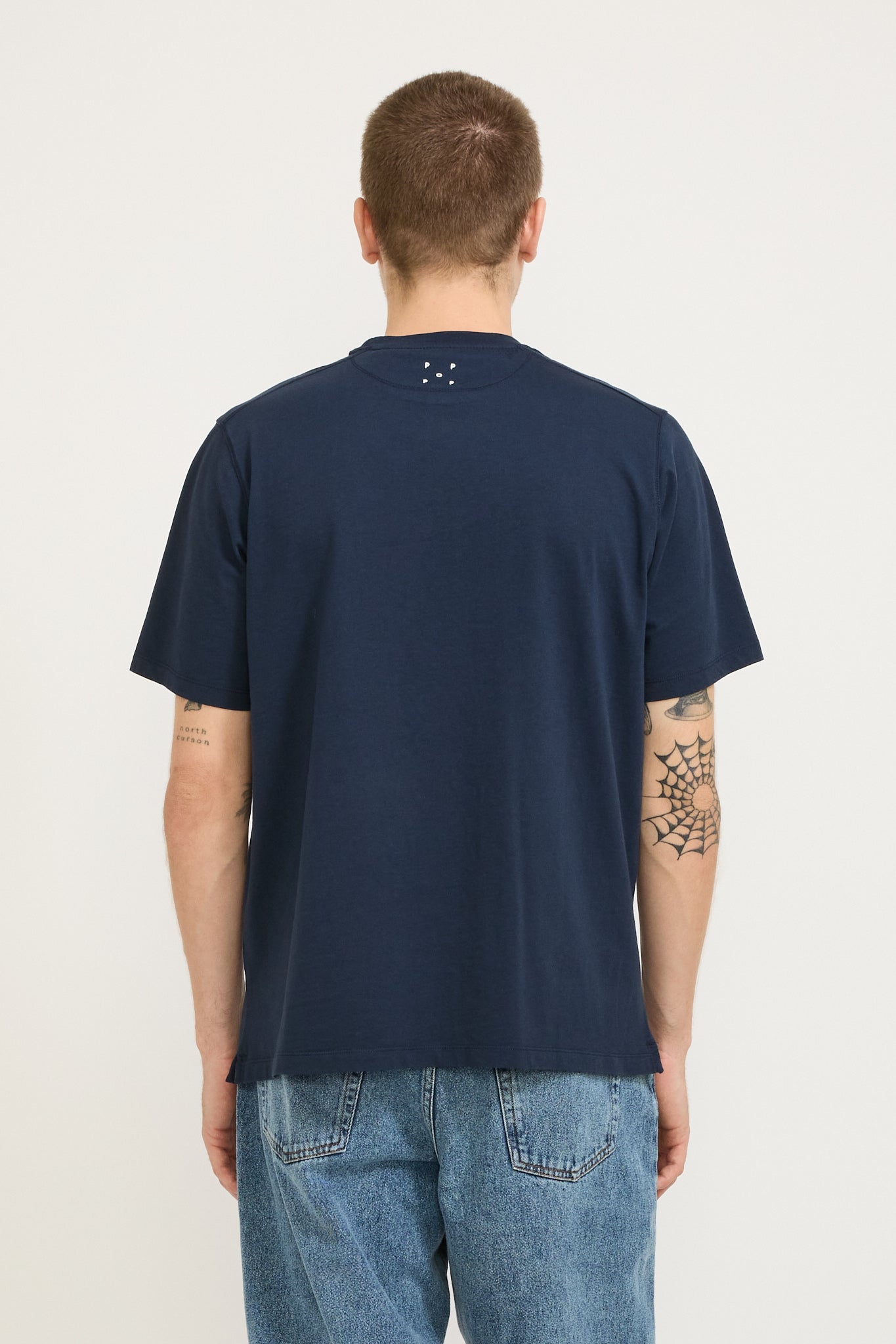 Pop Trading Company | Arch T-Shirt Navy | Maplestore