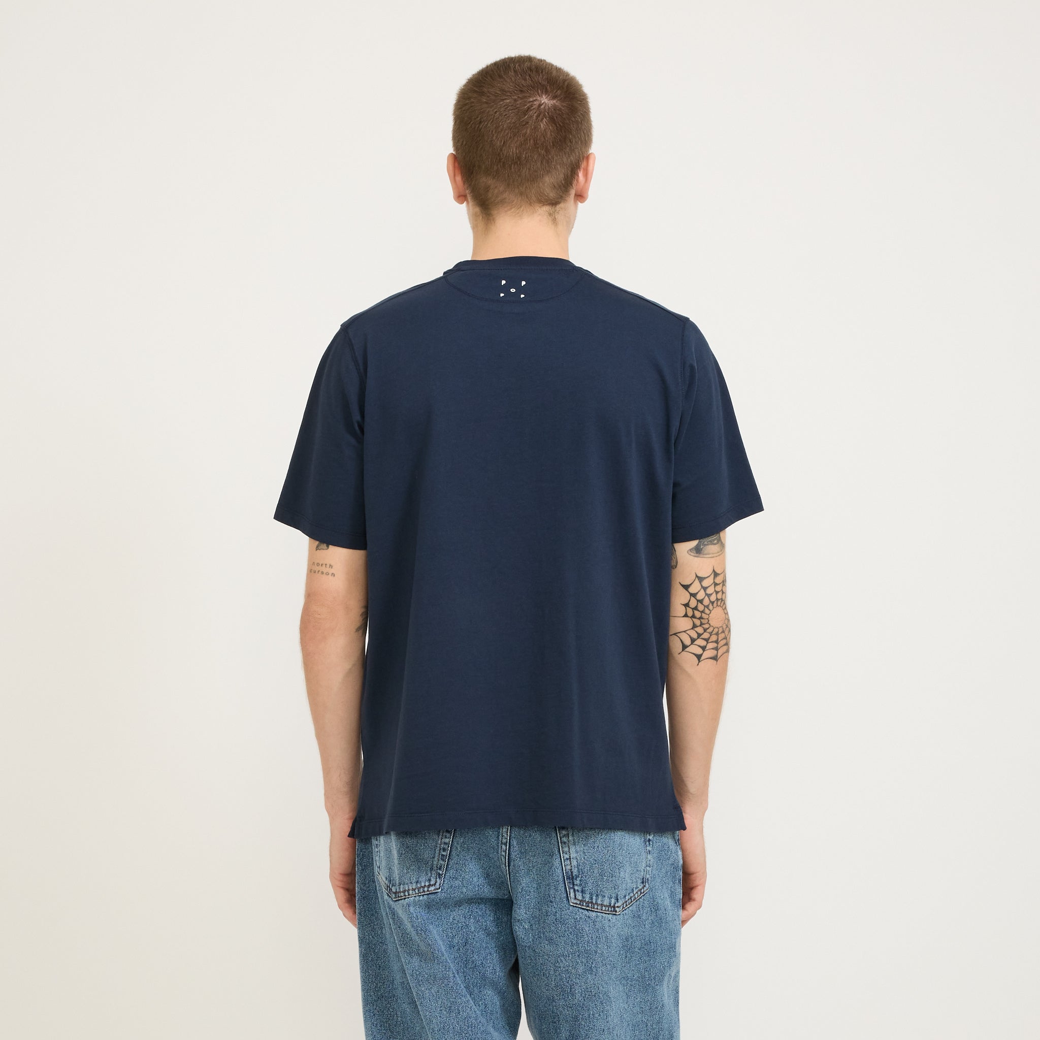 Pop Trading Company | Arch T-Shirt Navy | Maplestore