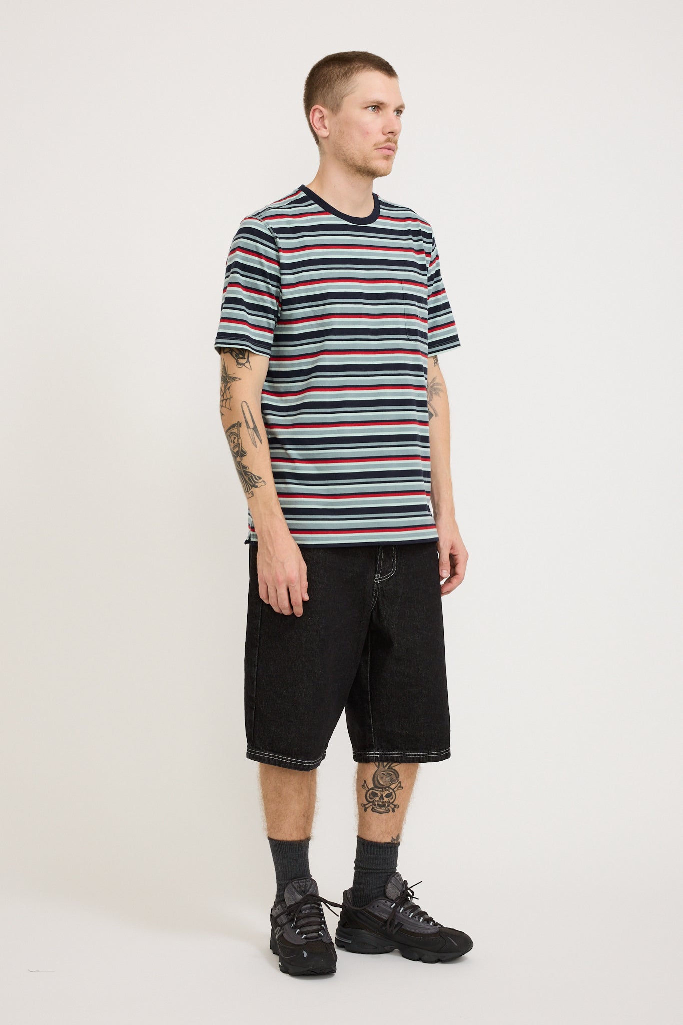 Striped Pocket T-Shirt Multicolour