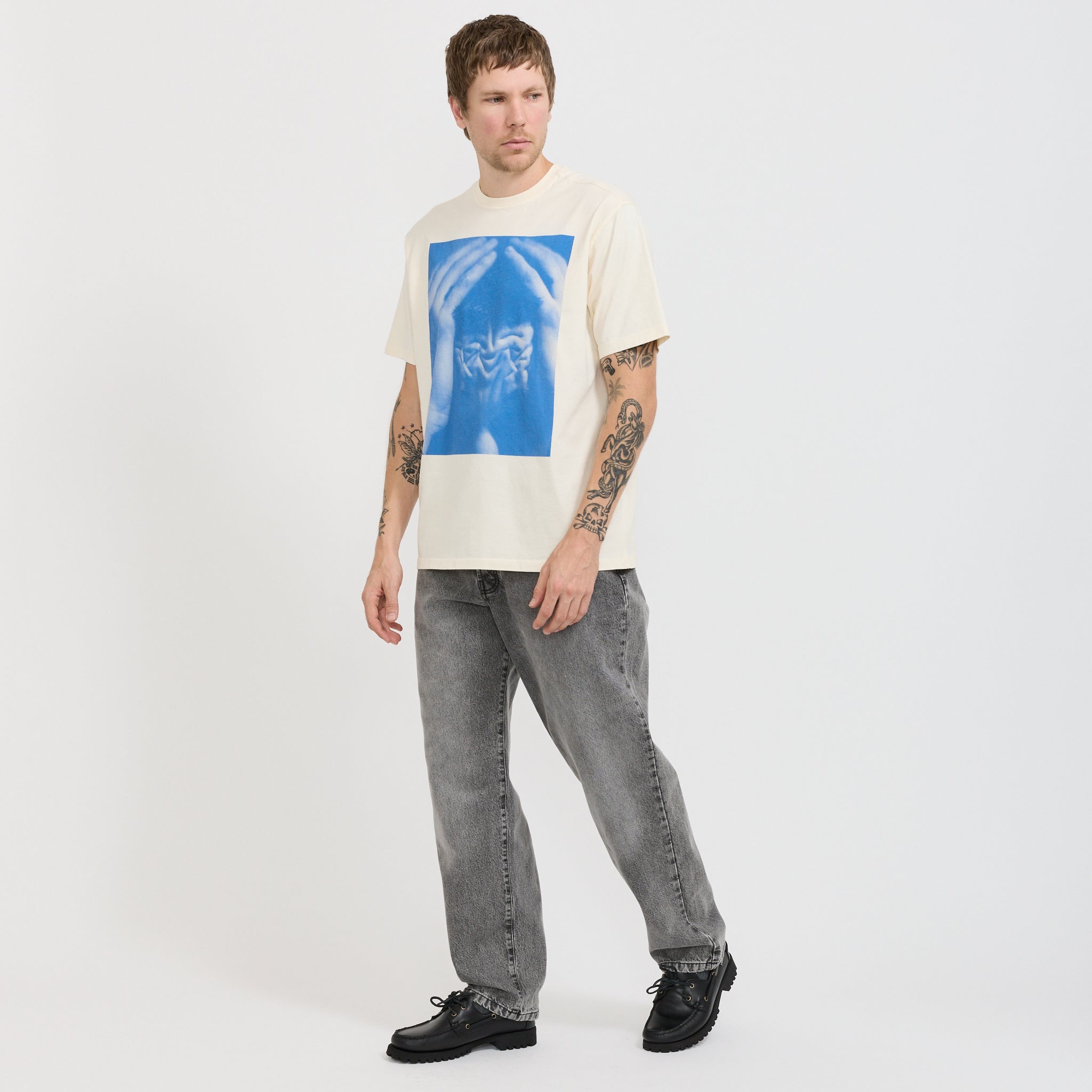Drs Denim Pants Light Grey