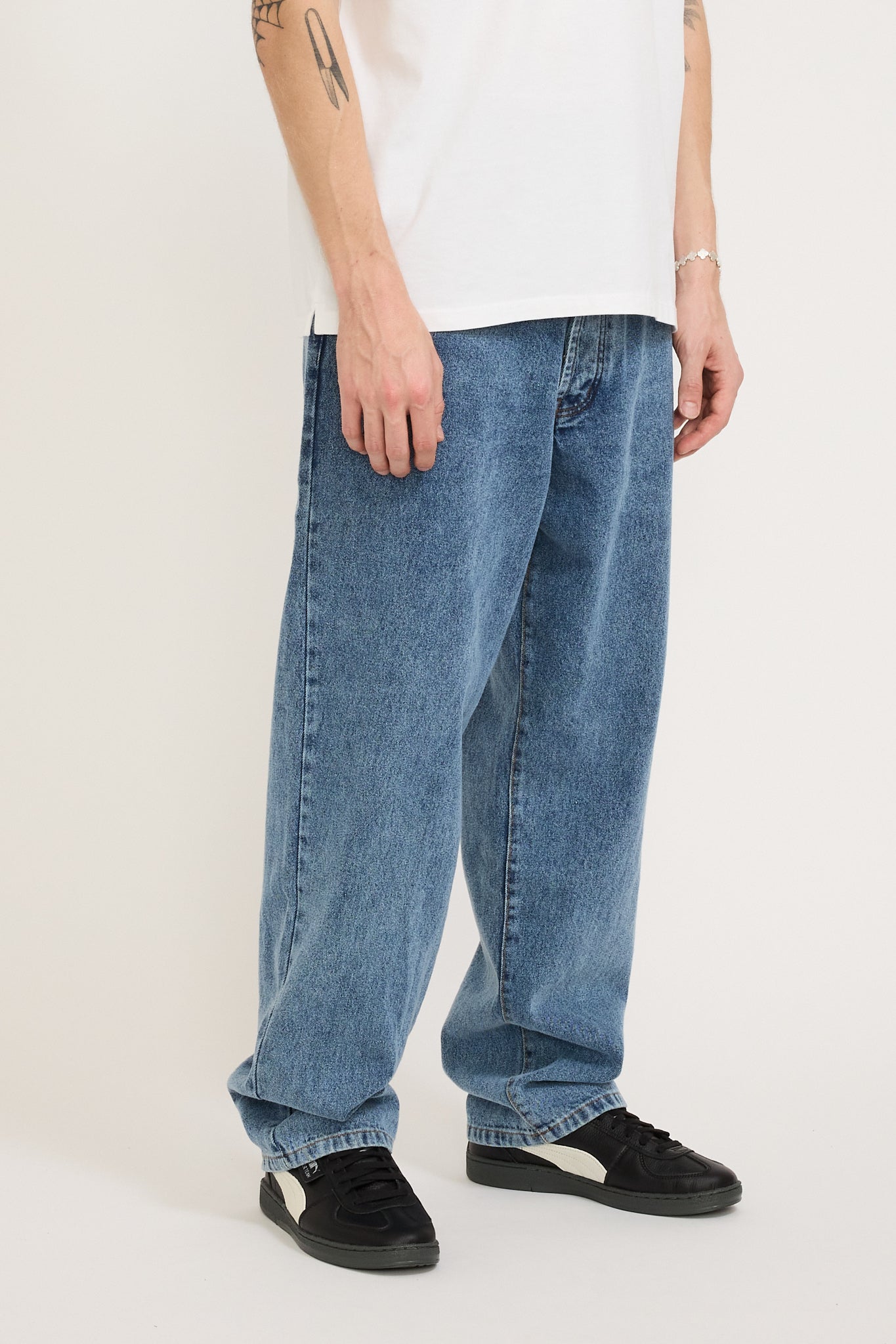 Pop Trading Company | Drs Denim Pants Stone Washed | Maplestore