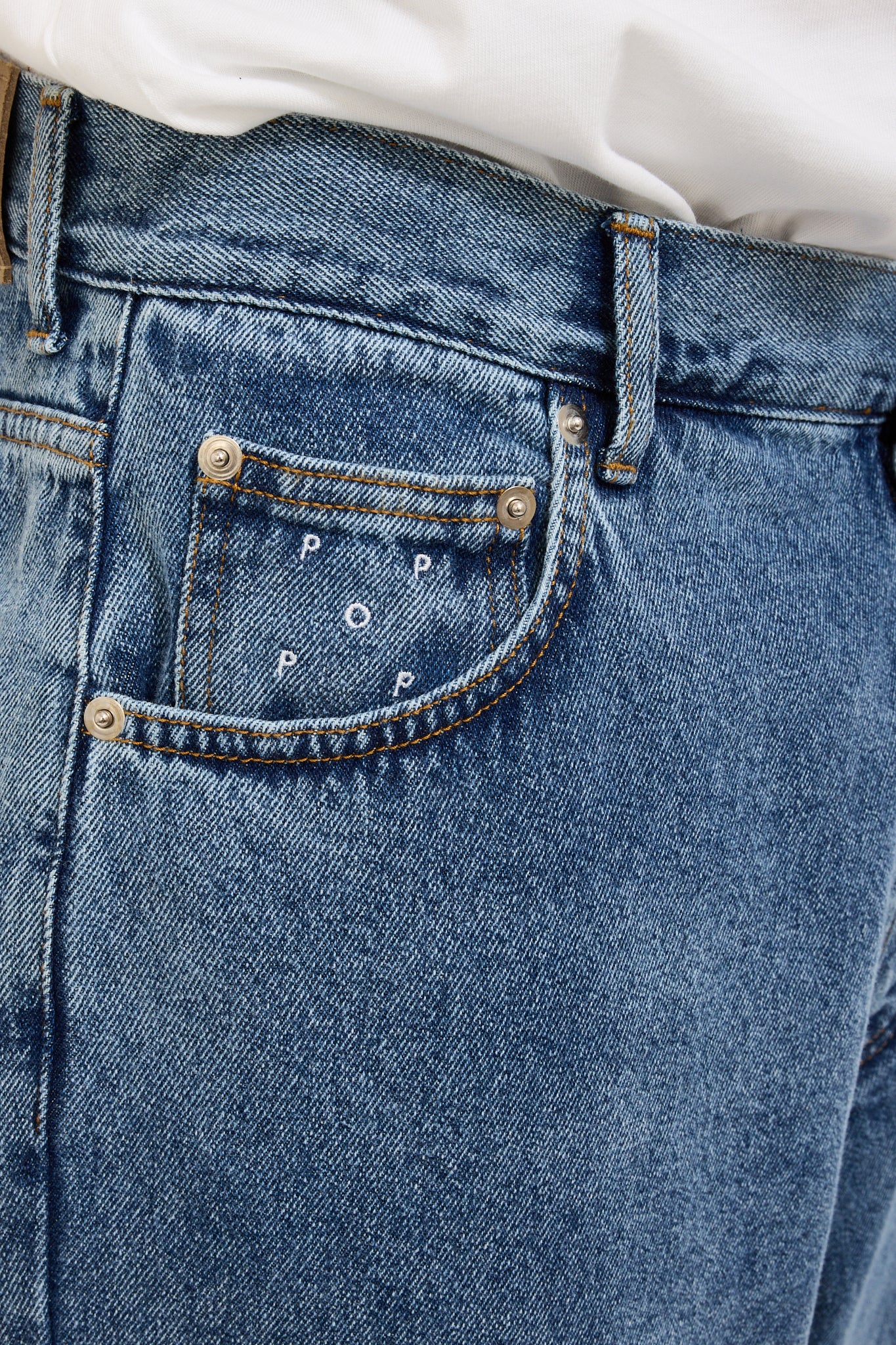 Pop Trading Company | Drs Denim Pants Stone Washed | Maplestore