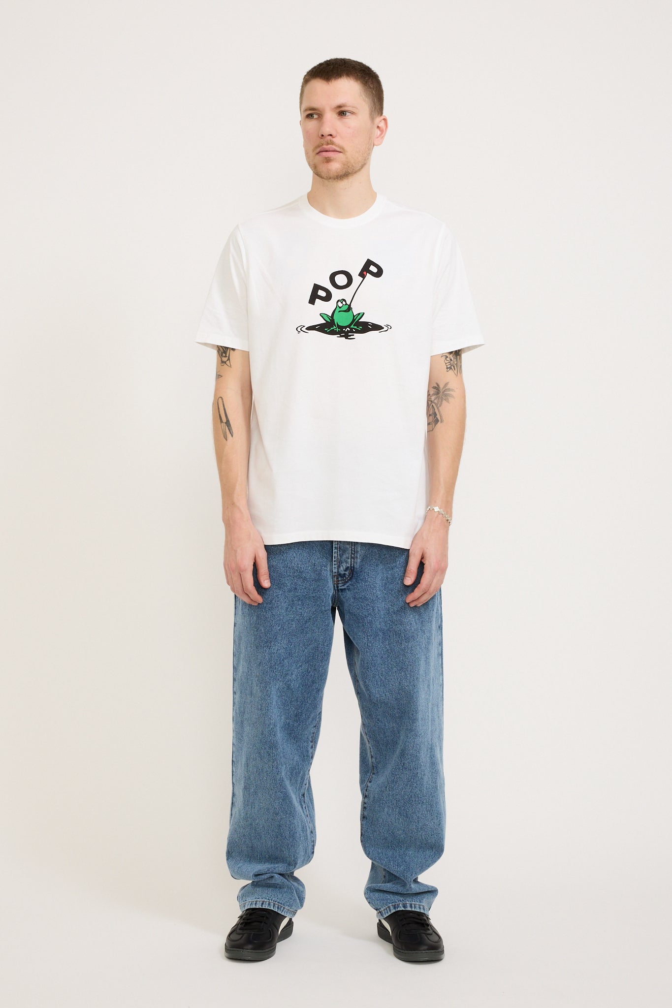 Pop Trading Company | Frog T-Shirt White | Maplestore