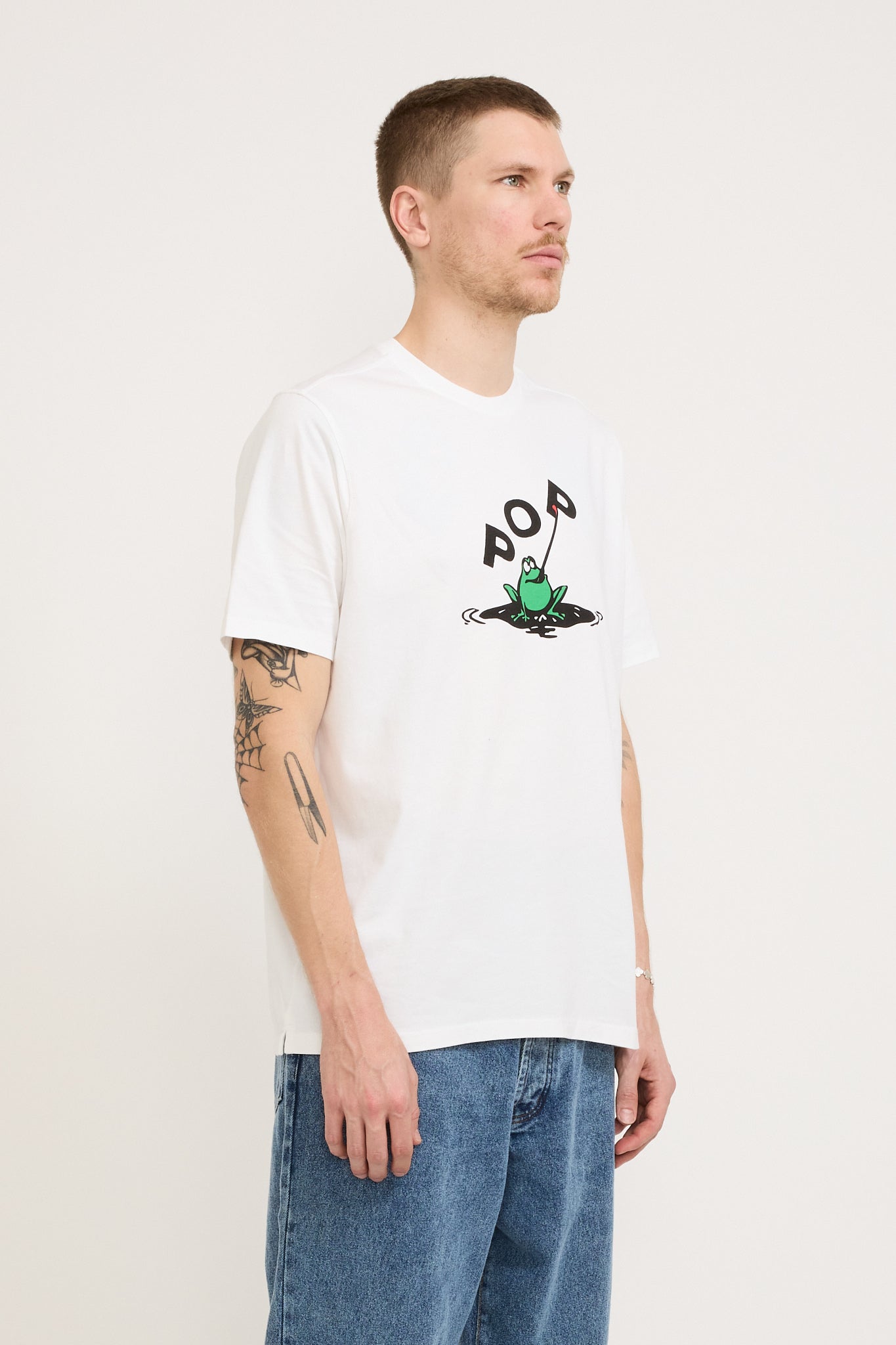 Pop Trading Company | Frog T-Shirt White | Maplestore