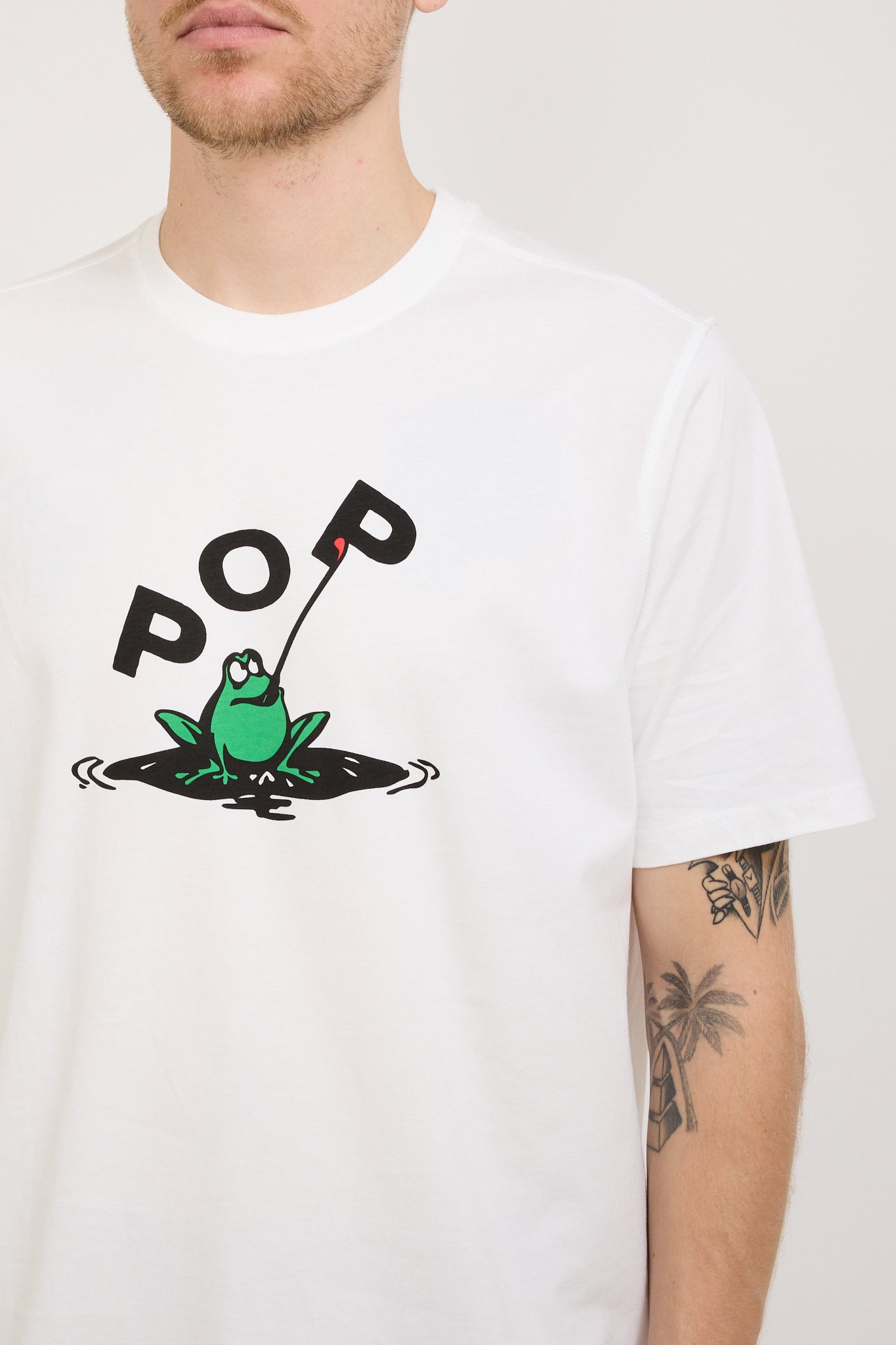 Pop Trading Company | Frog T-Shirt White | Maplestore