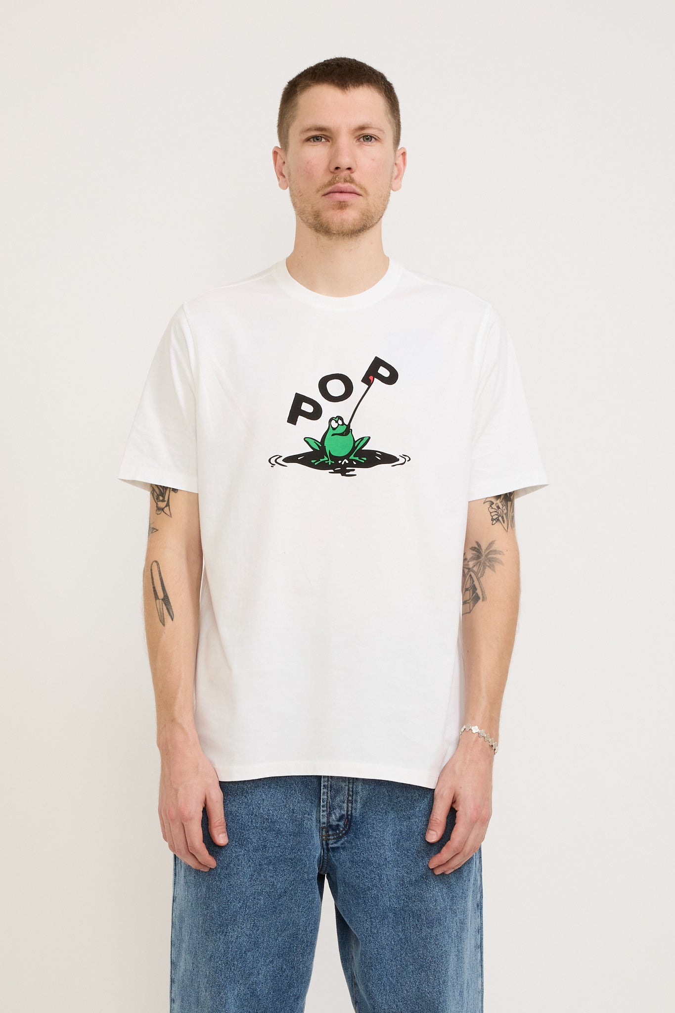 Pop Trading Company | Frog T-Shirt White | Maplestore