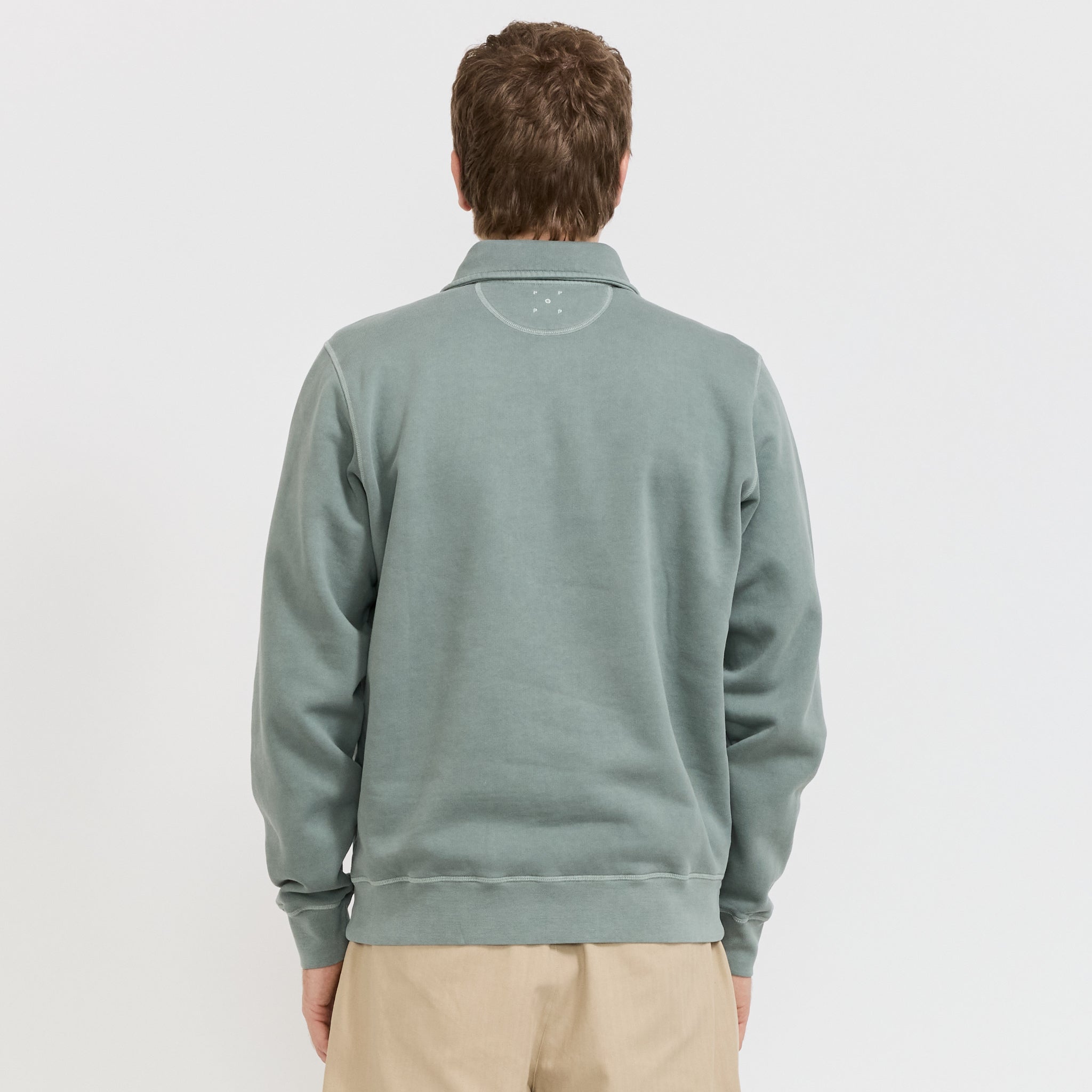 Halfzip Sweat Agave Green