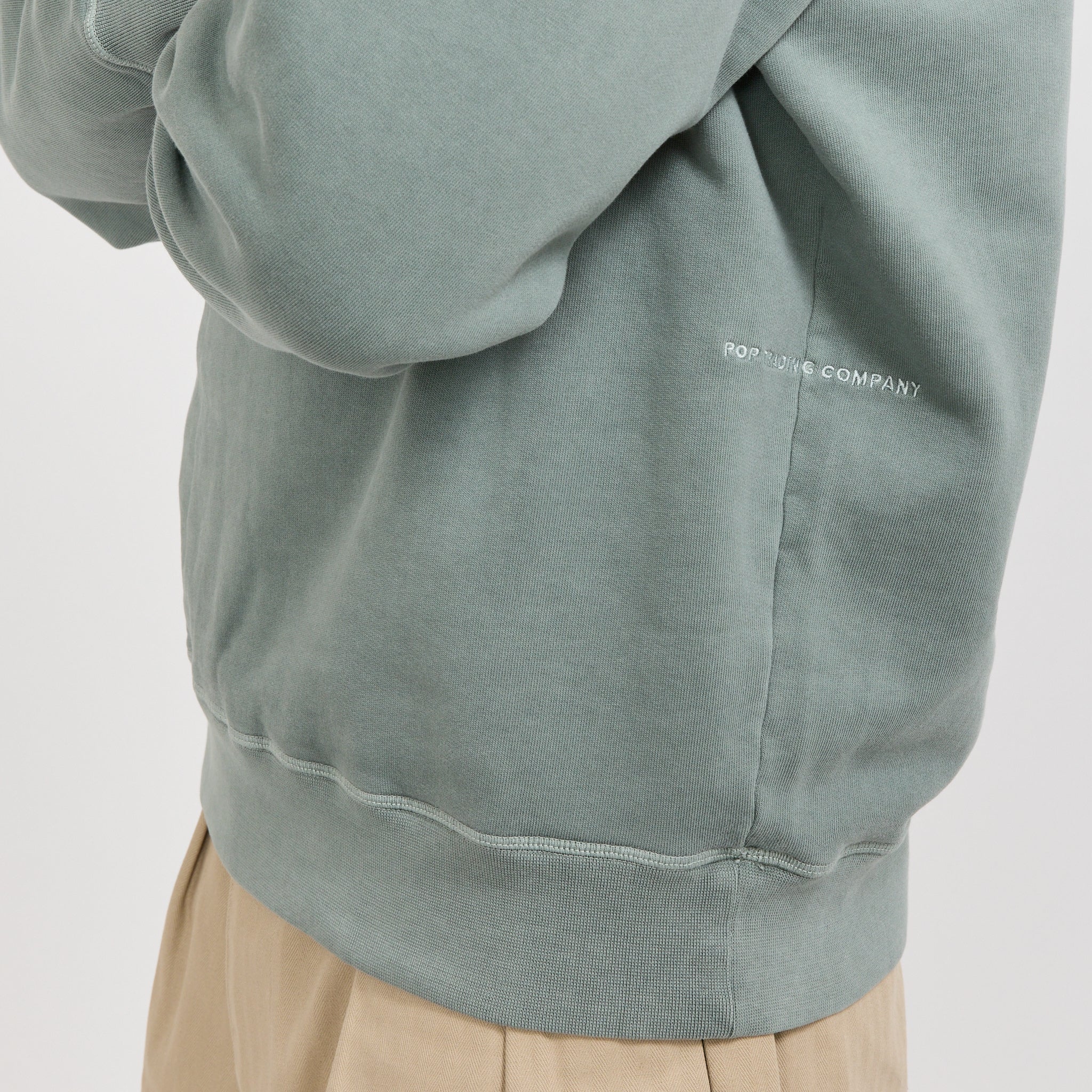 Halfzip Sweat Agave Green