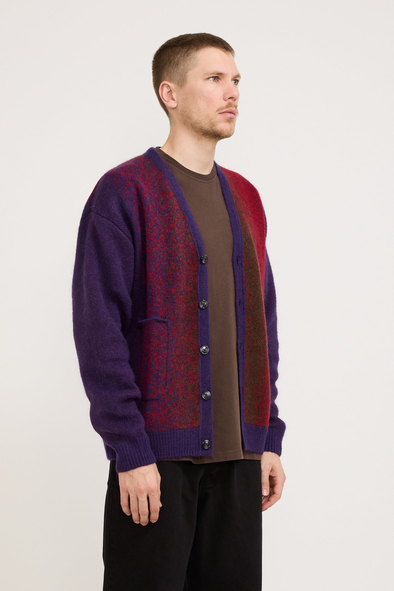 Pop Trading Company | Knitted Cardigan Mysterioso/Multi Colour | Maplestore