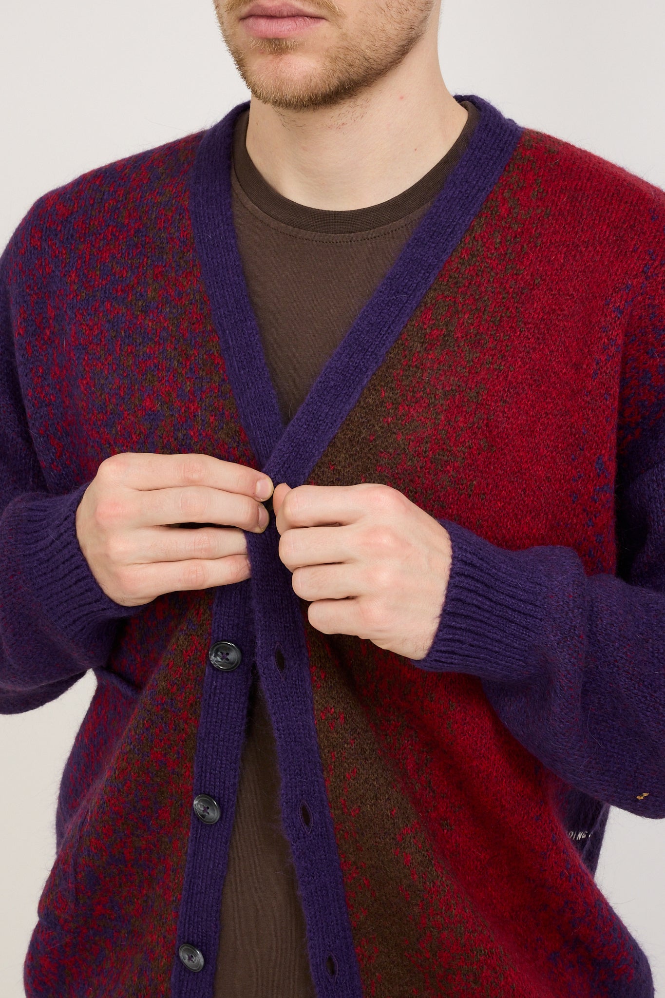 Pop Trading Company | Knitted Cardigan Mysterioso/Multi Colour | Maplestore