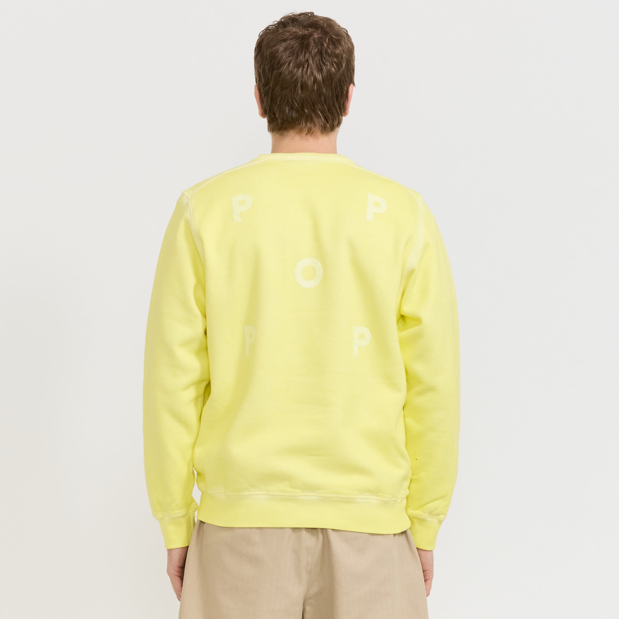 Logo Crewneck Sweat Lemon Grass