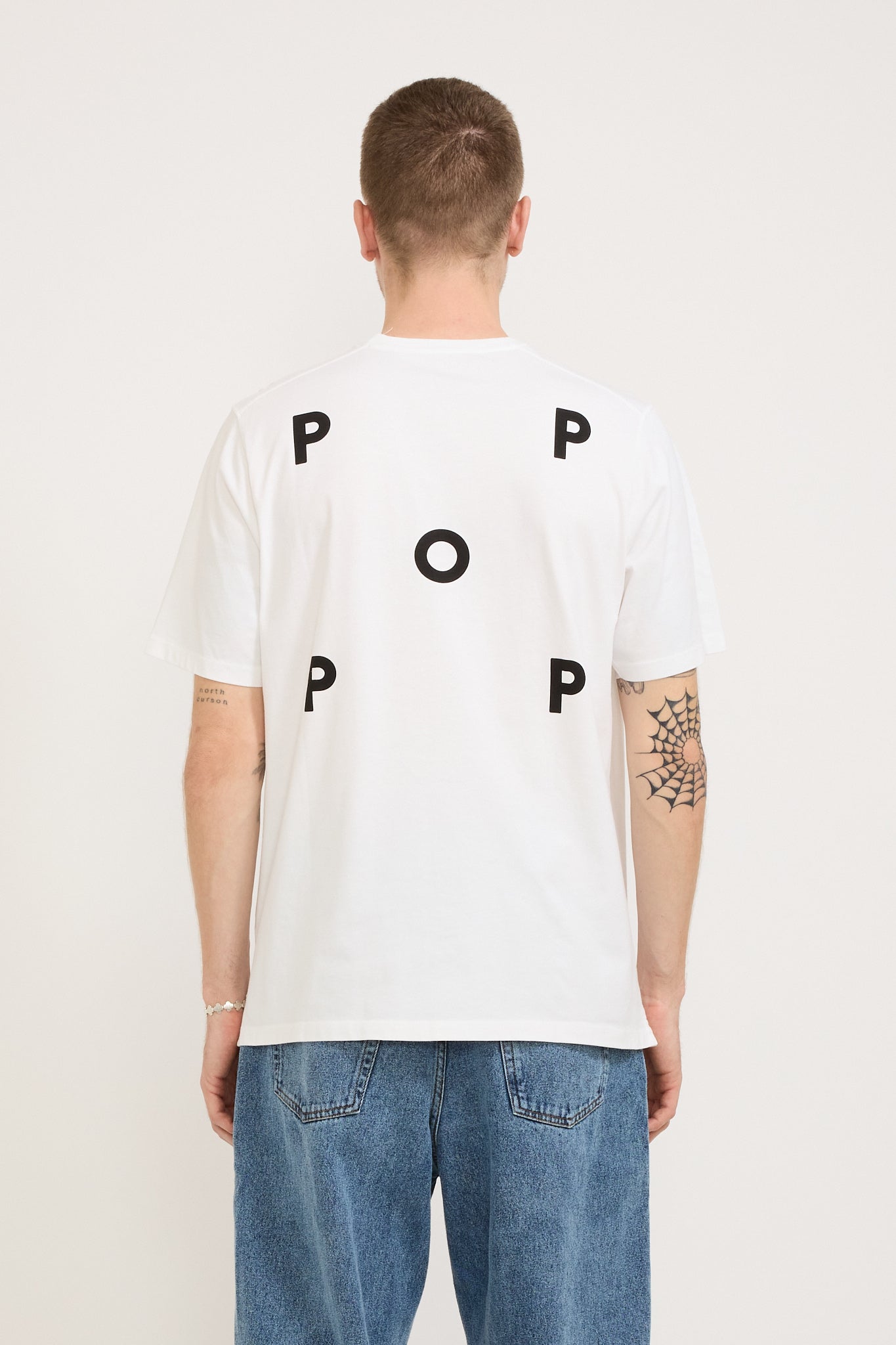 Pop Trading Company | Logo T-Shirt White/Black | Maplestore