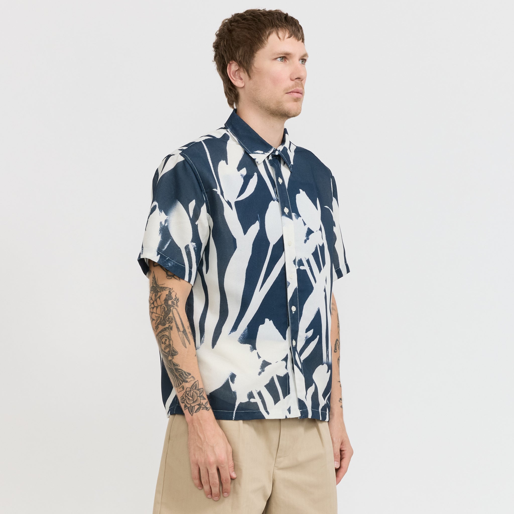 Tulip Short Sleeve Shirt Navy