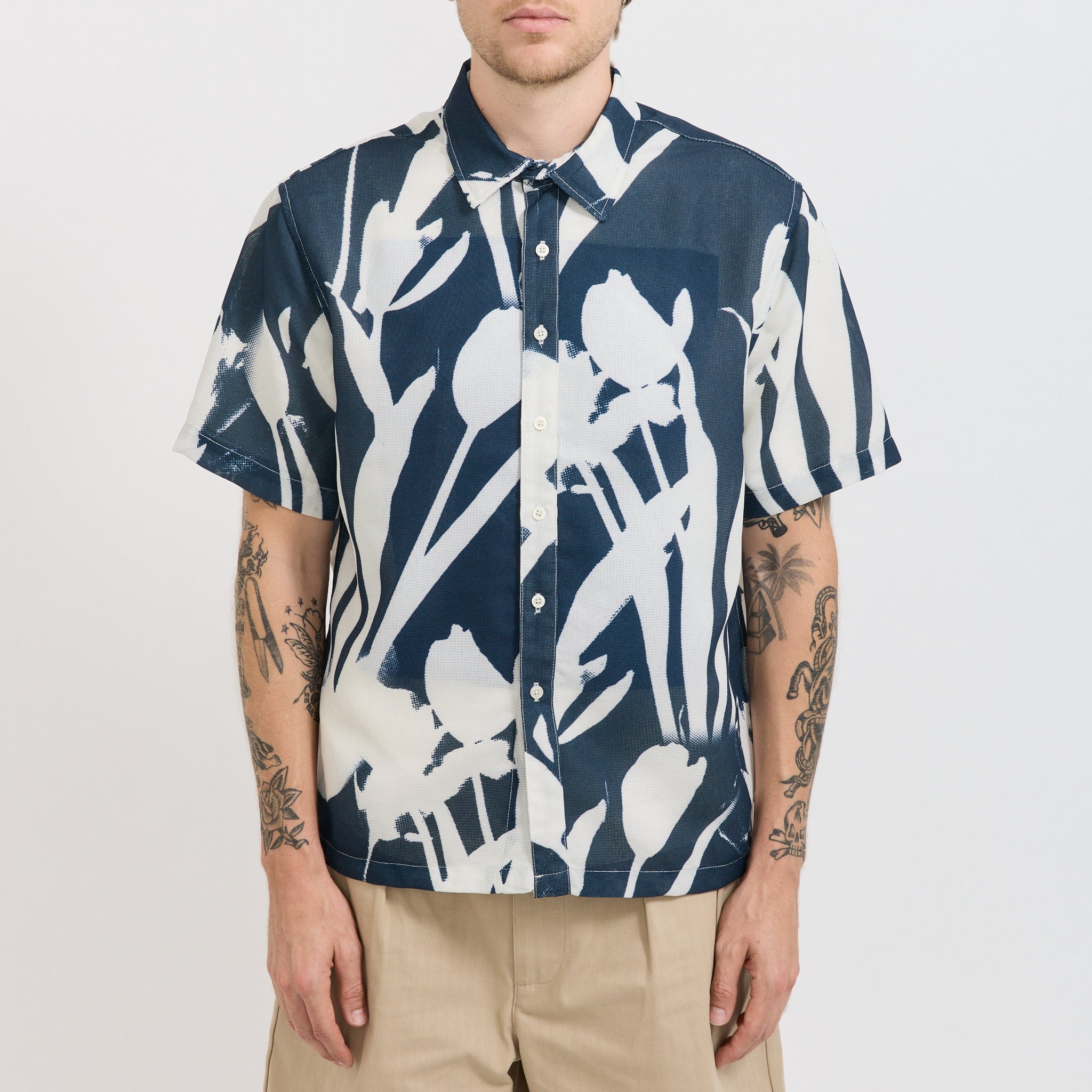 Tulip Short Sleeve Shirt Navy