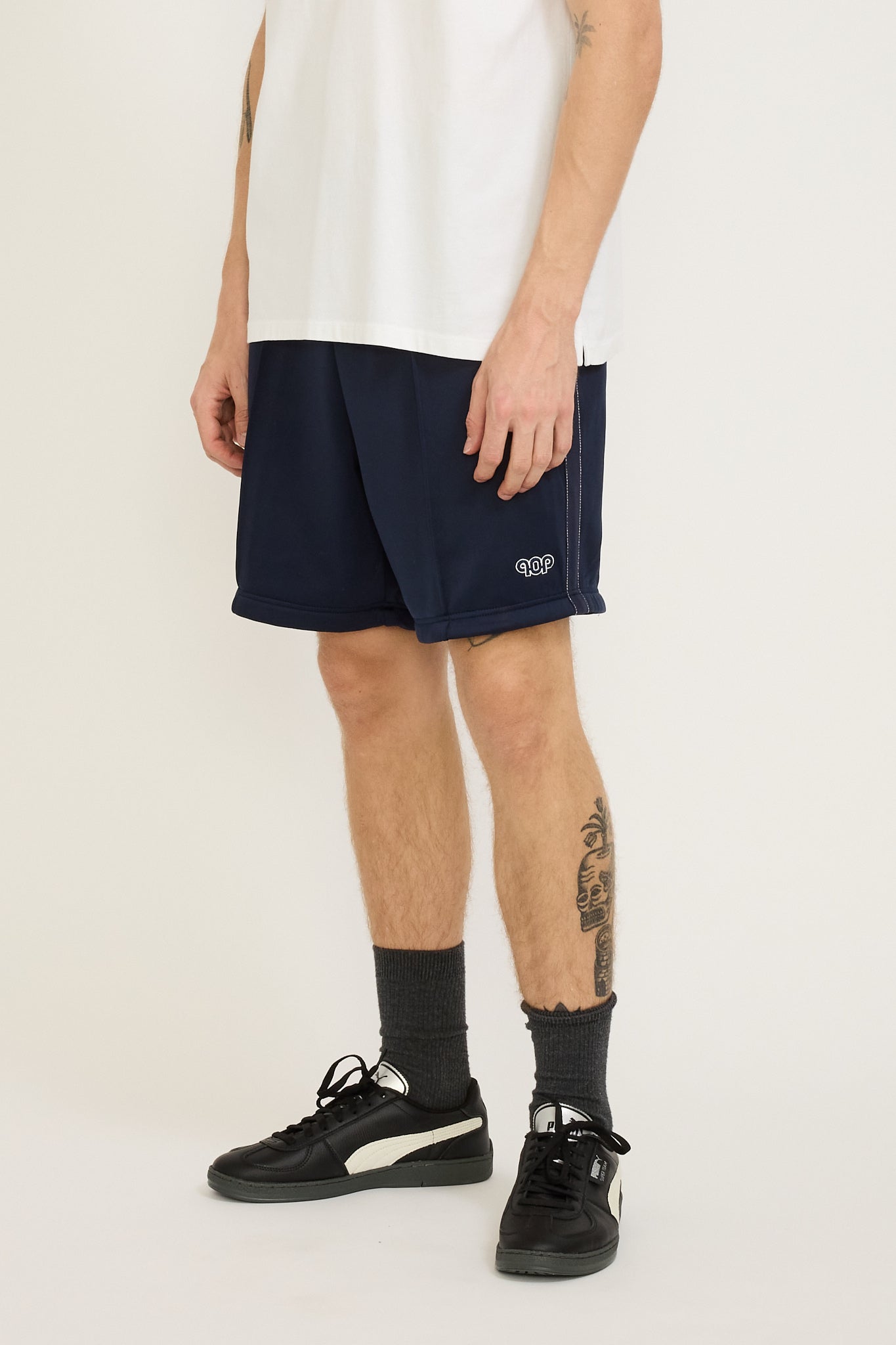 Pop Trading Company | Pub Zip Off Track Pants Navy | Maplestore