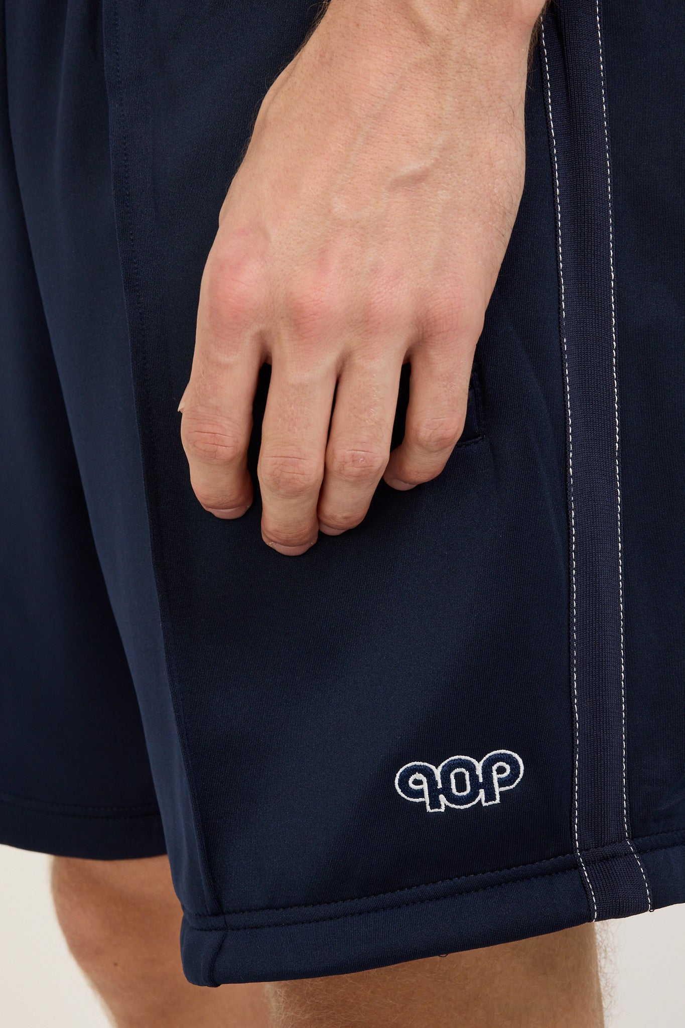 Pop Trading Company | Pub Zip Off Track Pants Navy | Maplestore