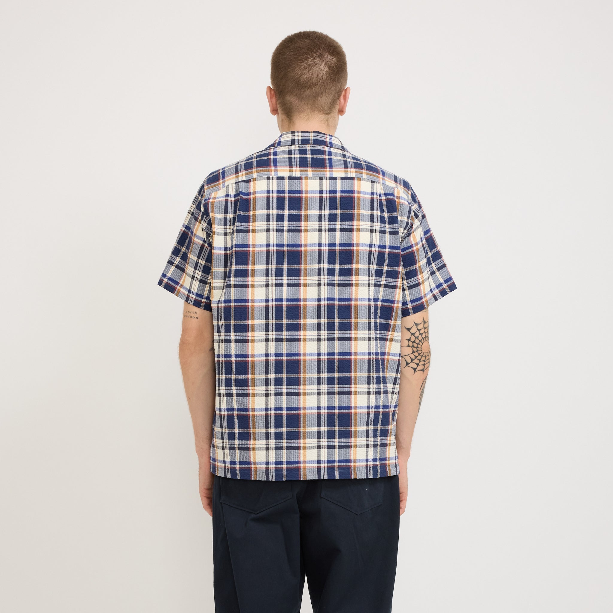 Portuguese Flannel | Prainha Shirt Blue | Maplestore