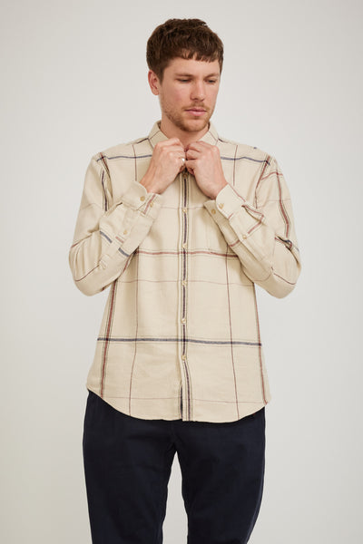 Portuguese Flannel | Torso Shirt Ecru | Maplestore