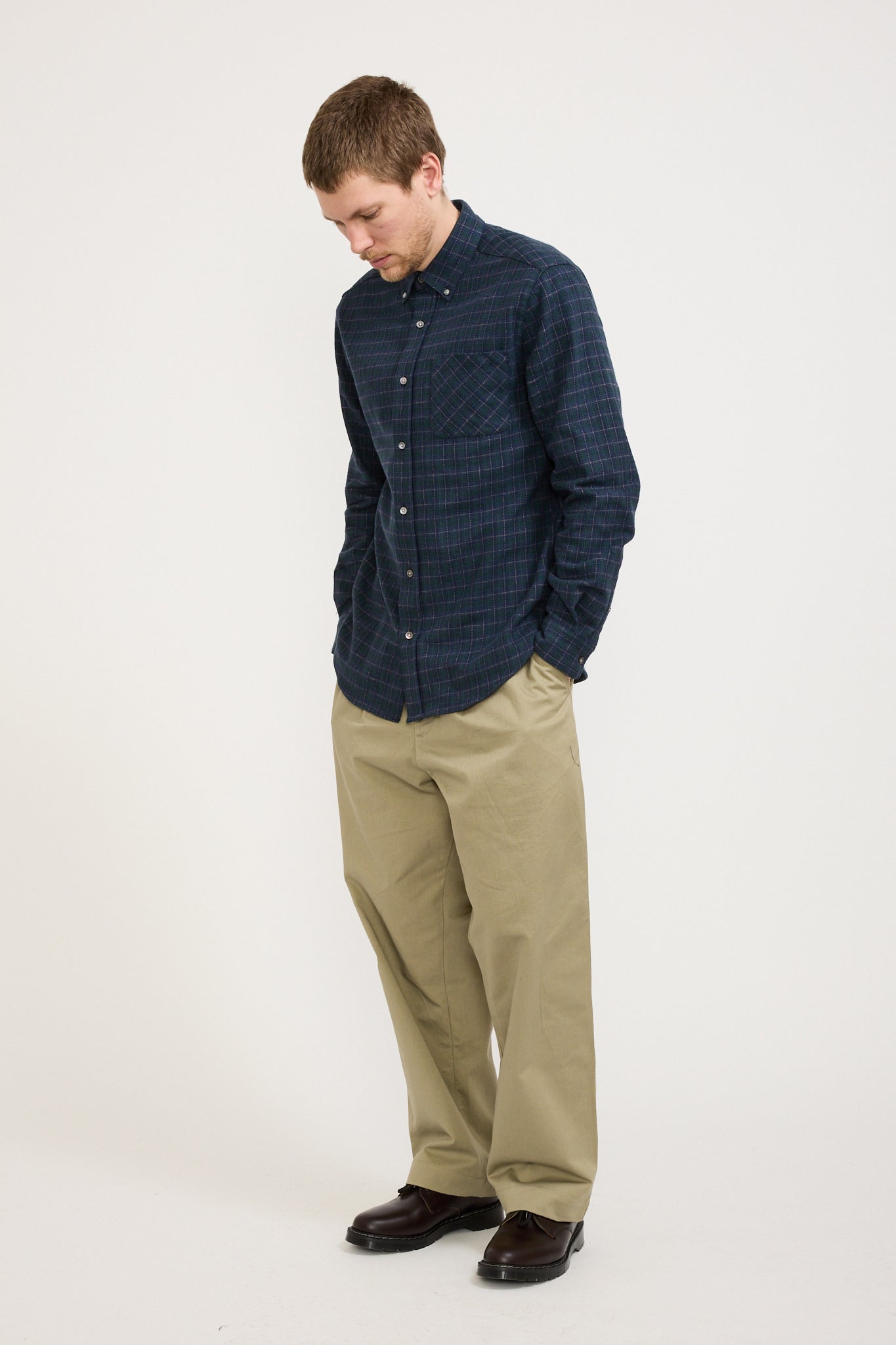 Portuguese Flannel | Minerva Shirt Blueish | Maplestore