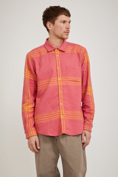 Portuguese Flannel | Megs Shirt Pink | Maplestore