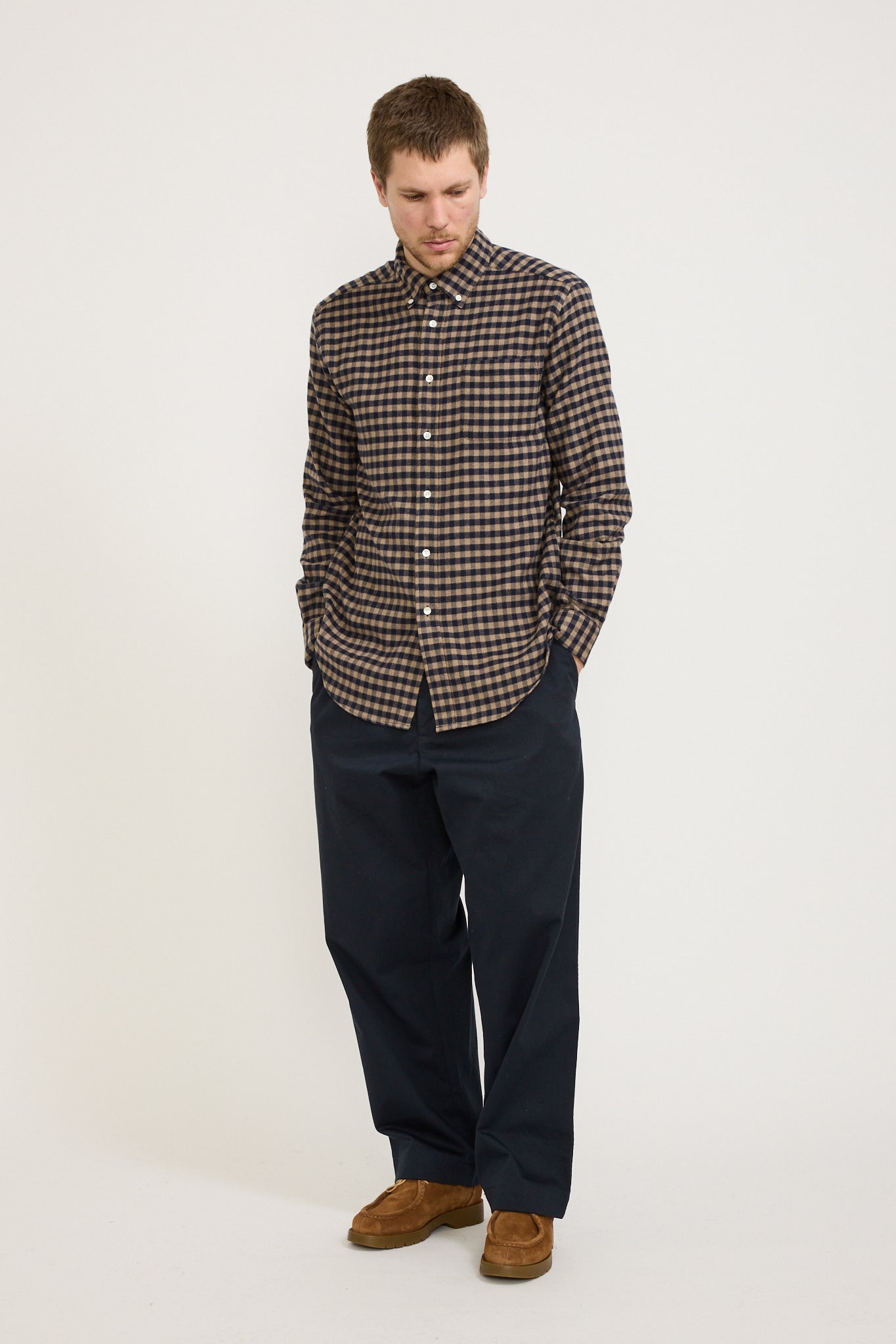 Portuguese Flannel | Roca Shirt Blue | Maplestore