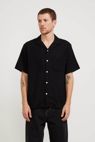 Portuguese Flannel | Pique Shirt Black | Maplestore