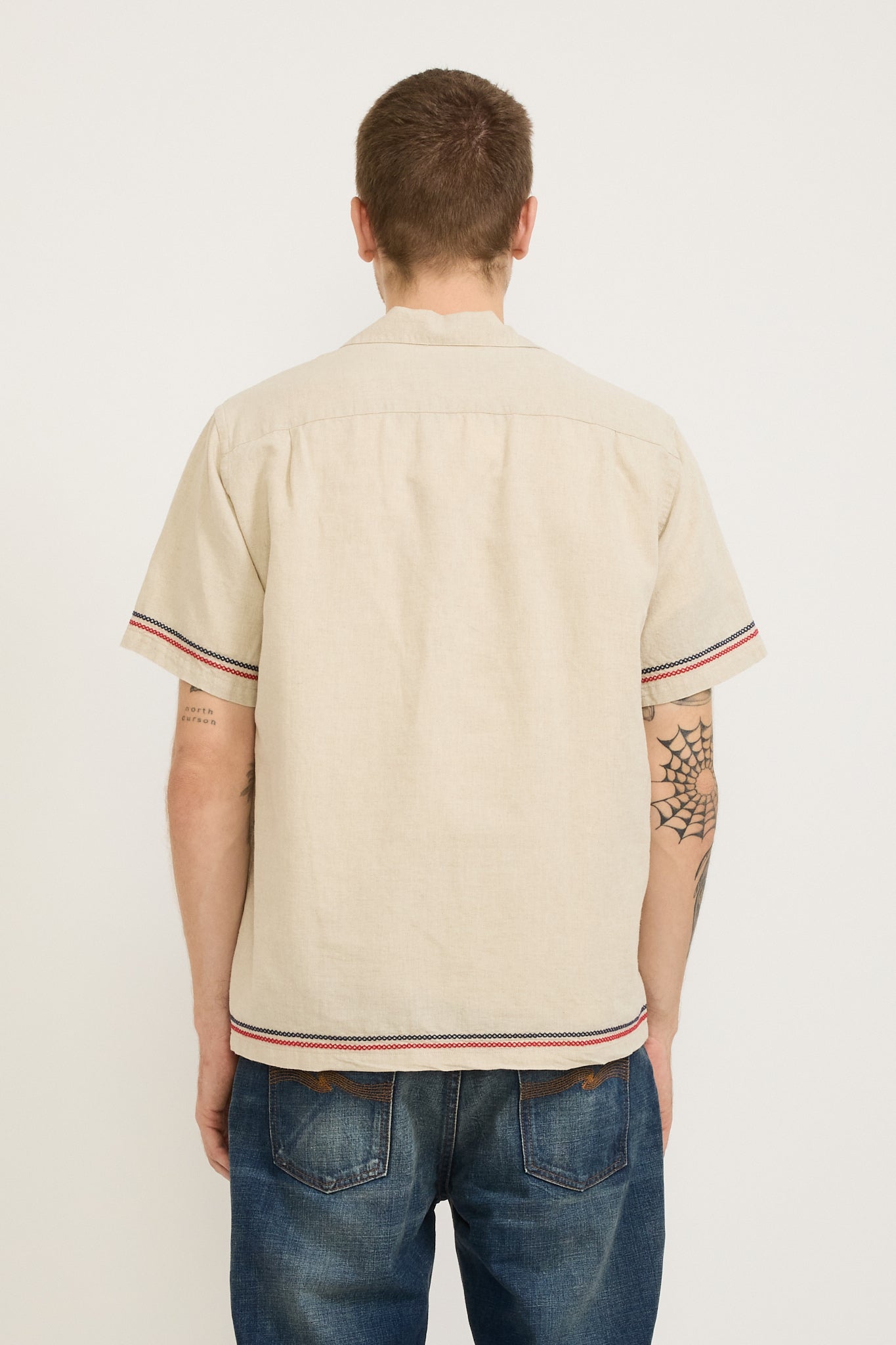 Cross Stitch SS Shirt Natural