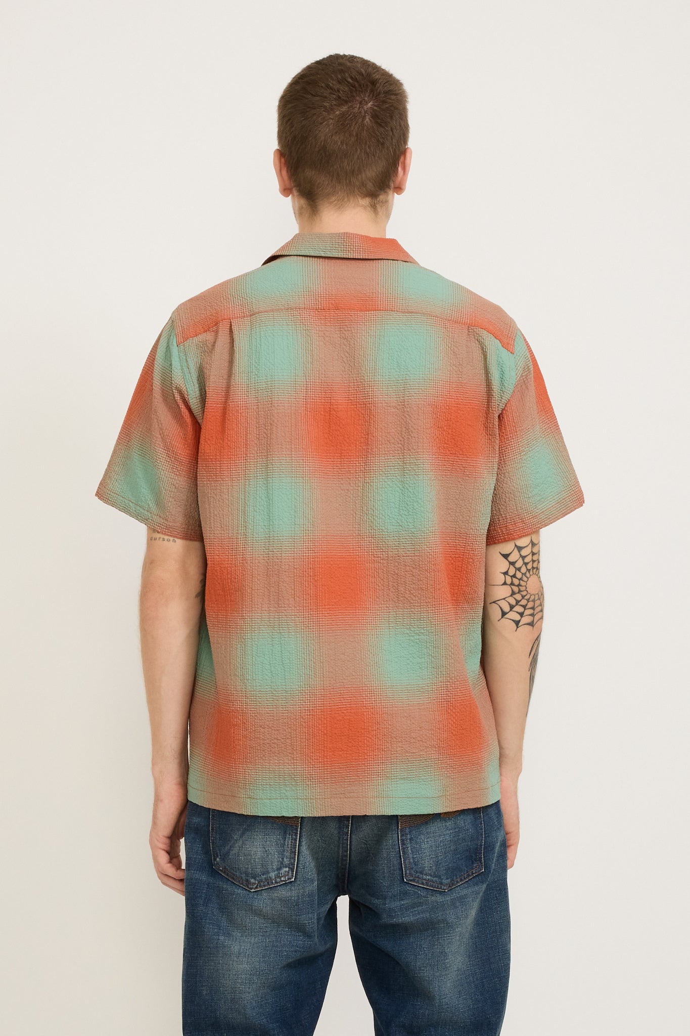 Flame Seersucker SS Shirt Multi