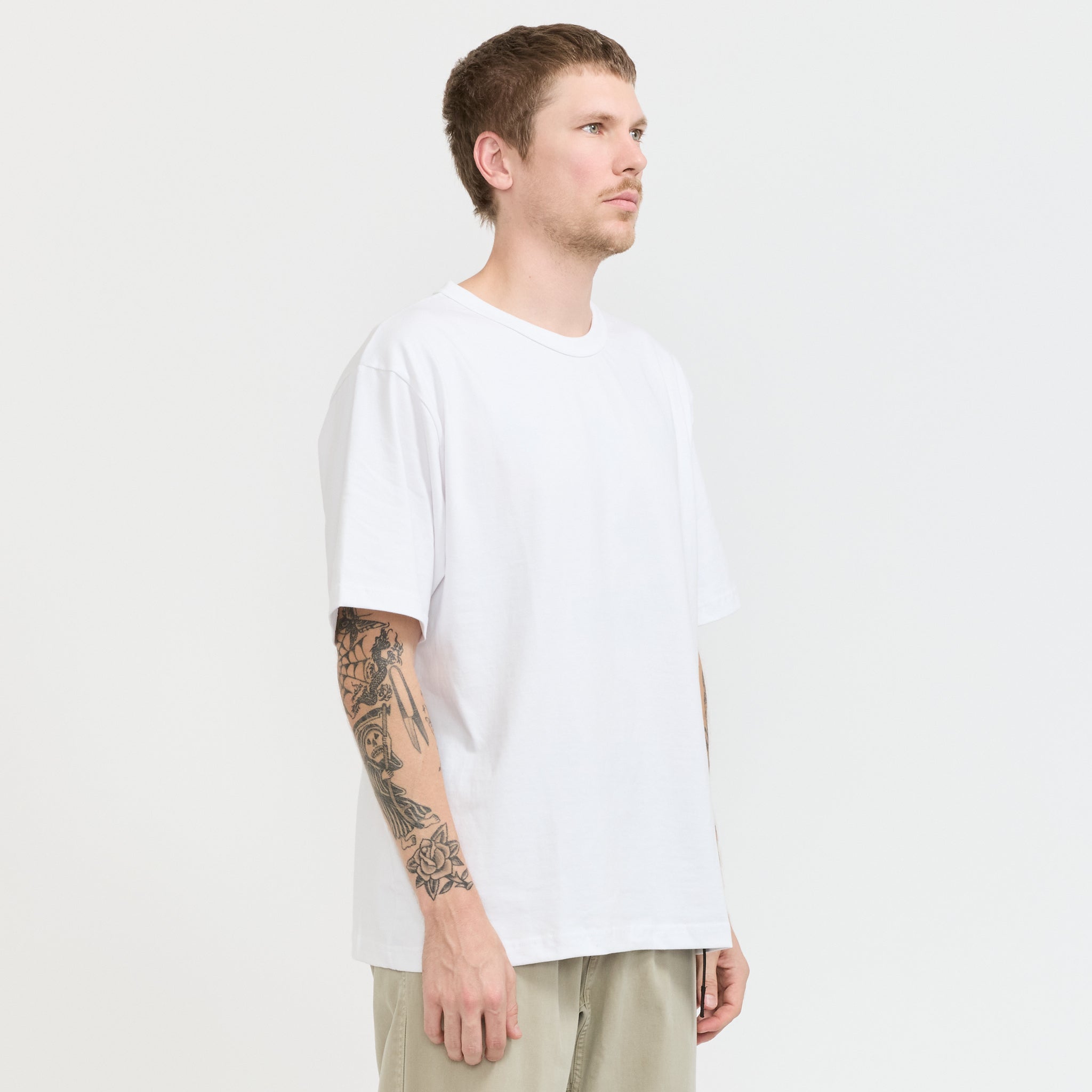 Power Goods | Archive Tee Two-Pack White | Maplestore