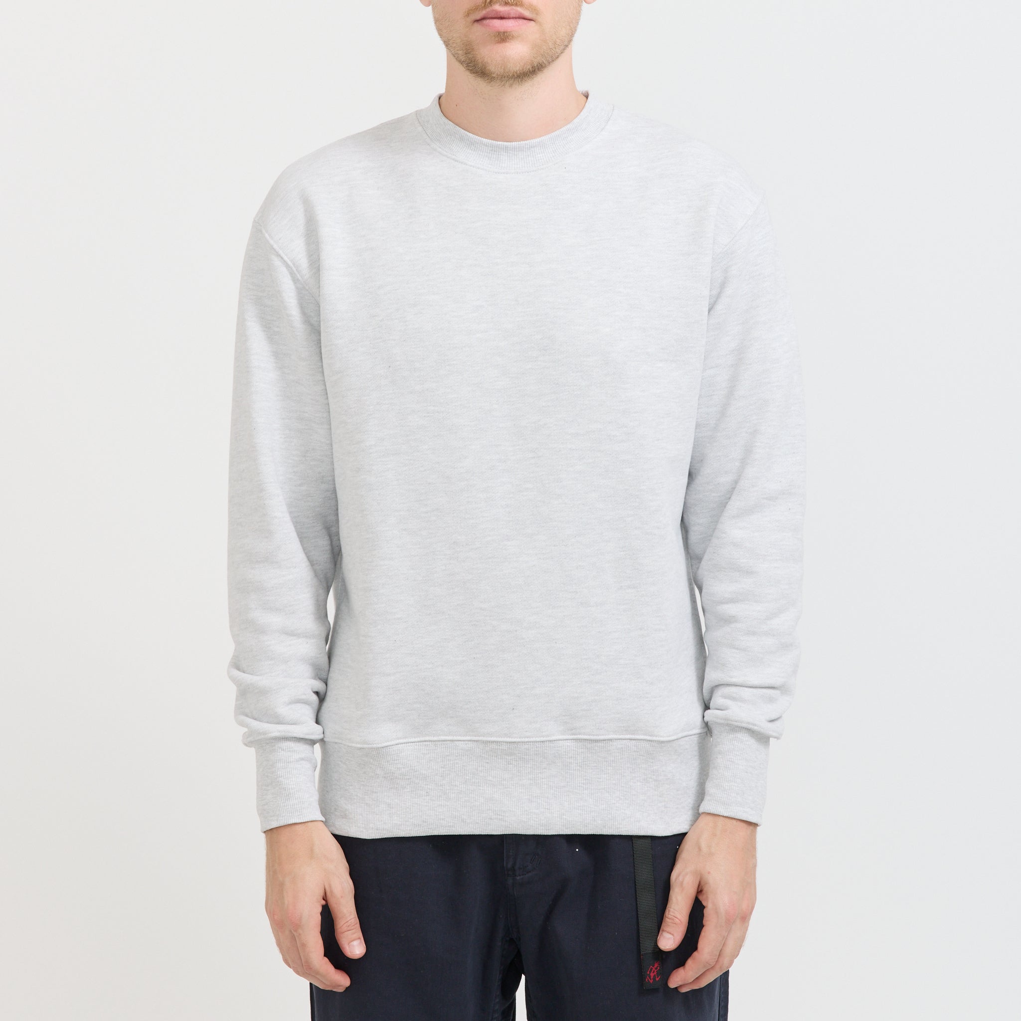 Power Goods | Loopback Crewneck Ash | Maplestore