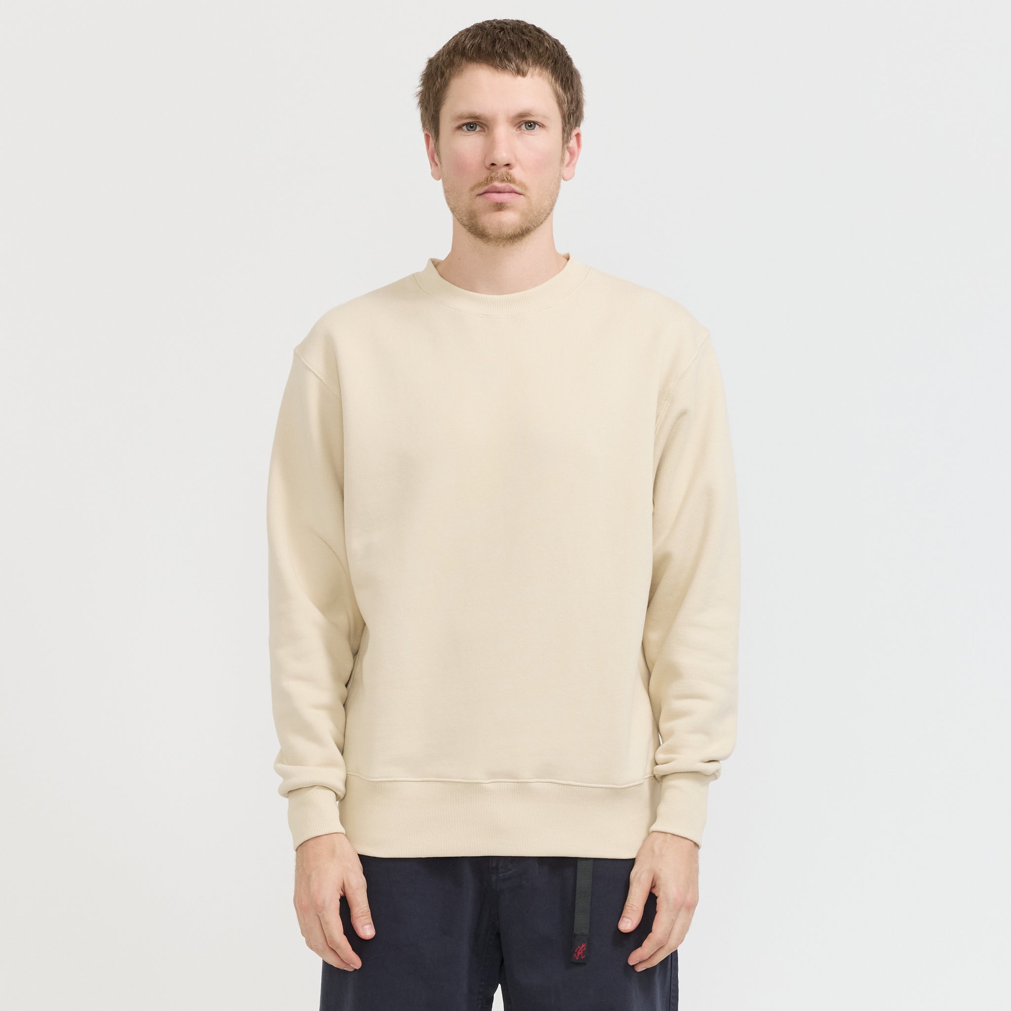 Power Goods | Loopback Crewneck Putty | Maplestore