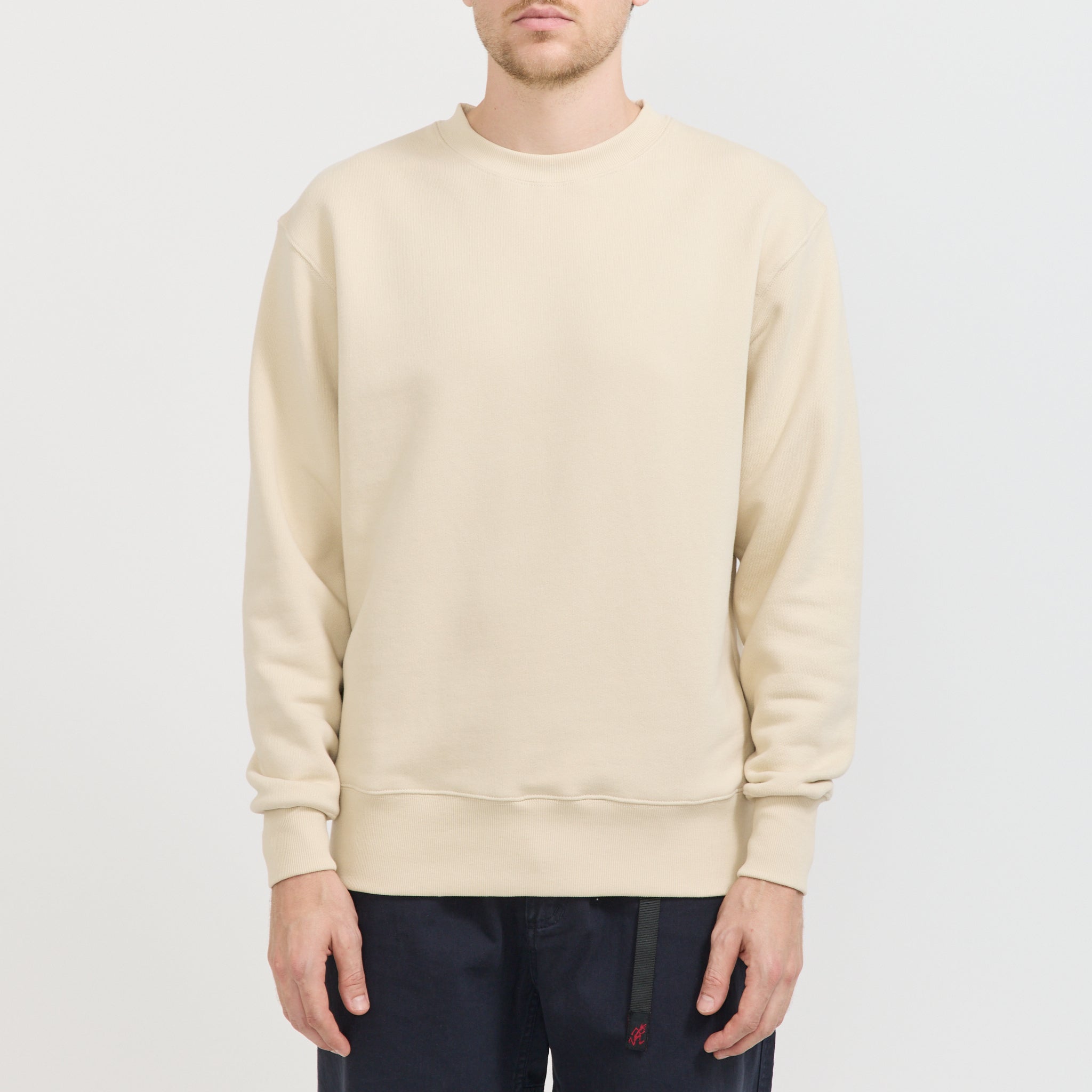 Power Goods | Loopback Crewneck Putty | Maplestore