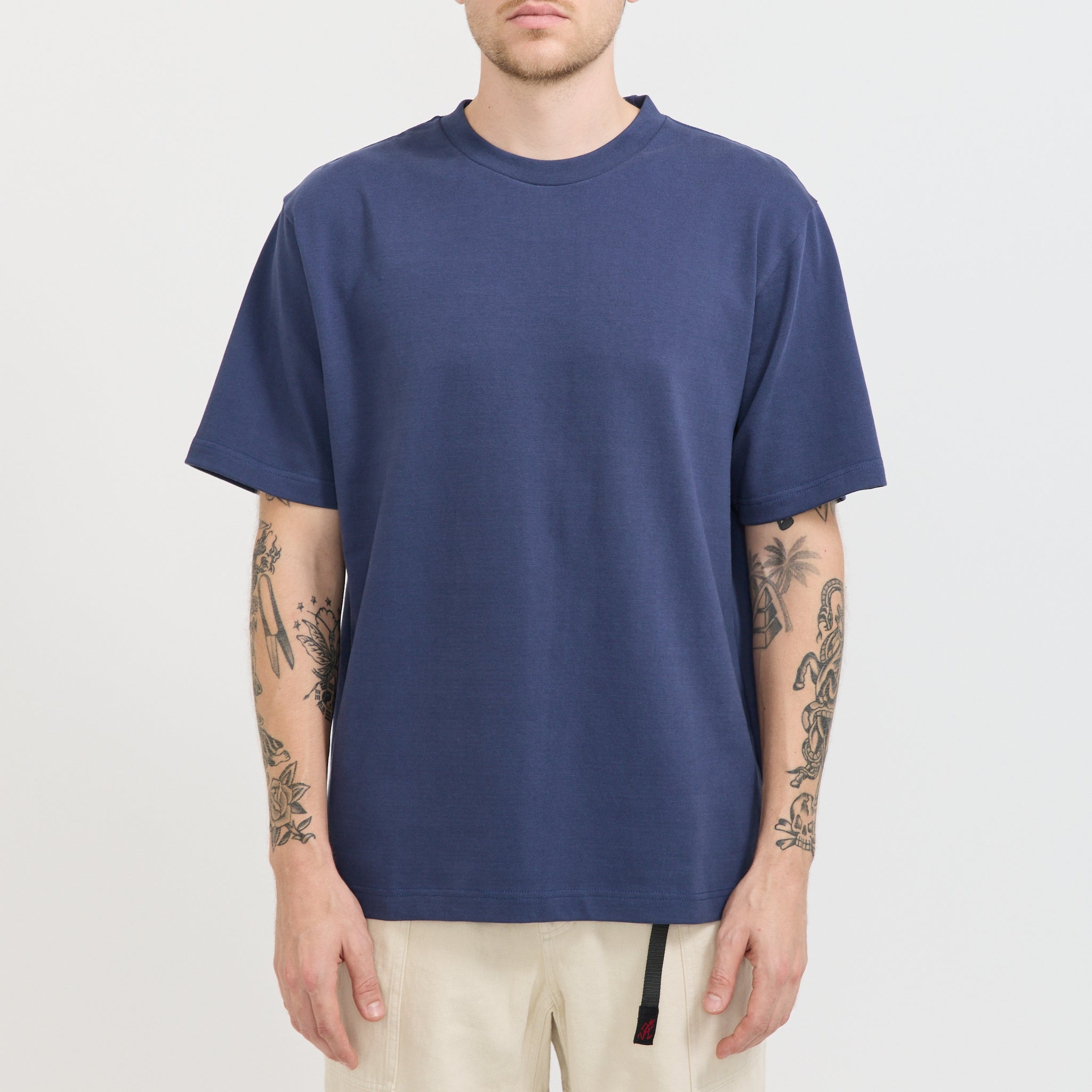 Power Goods | Super Weight Tee Navy Blue | Maplestore