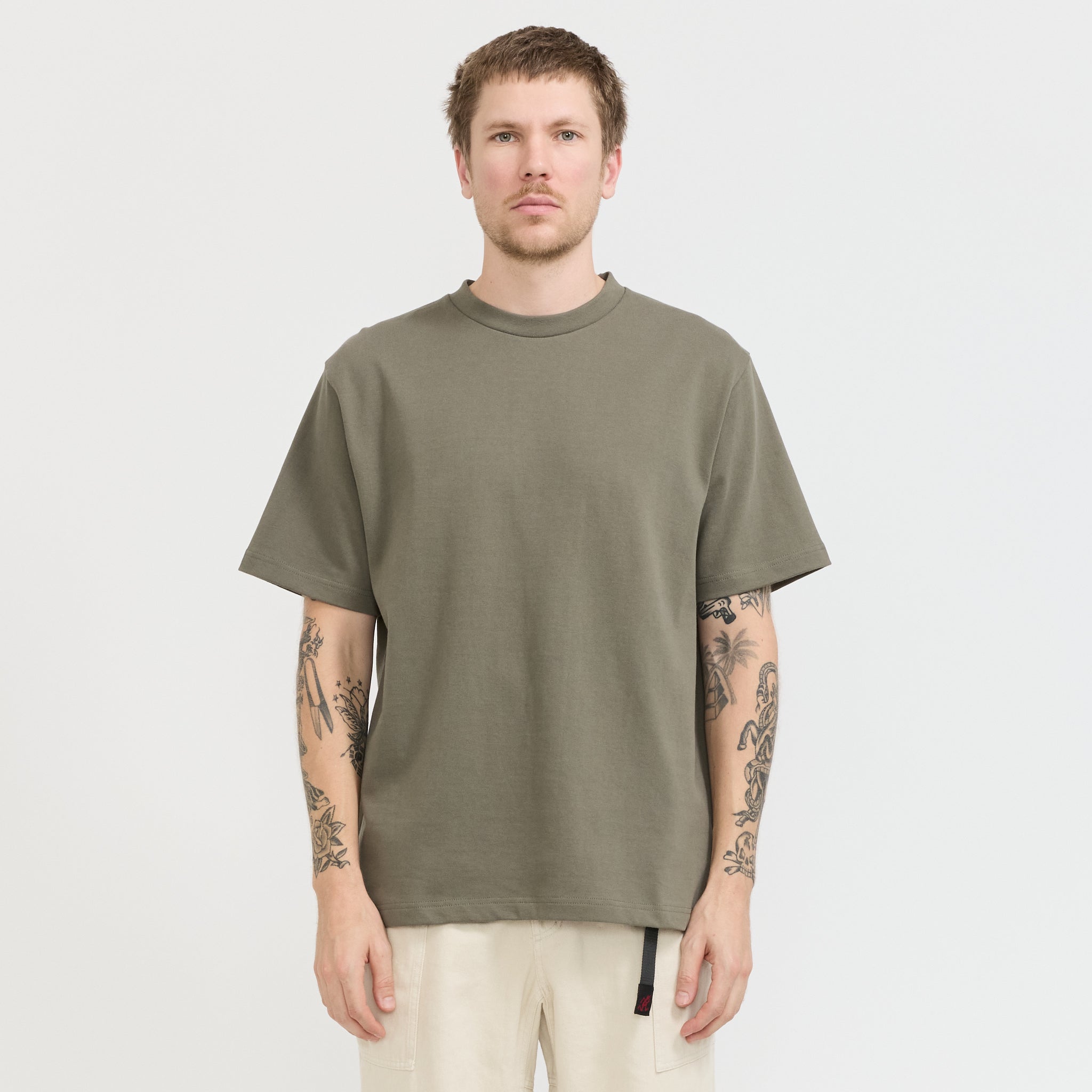 Power Goods | Super Weight Tee Olive | Maplestore