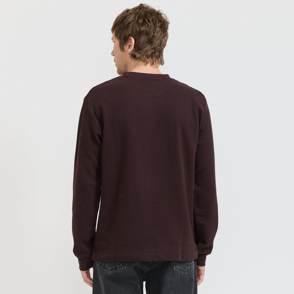 Thermal Waffle LS Tee Coffee