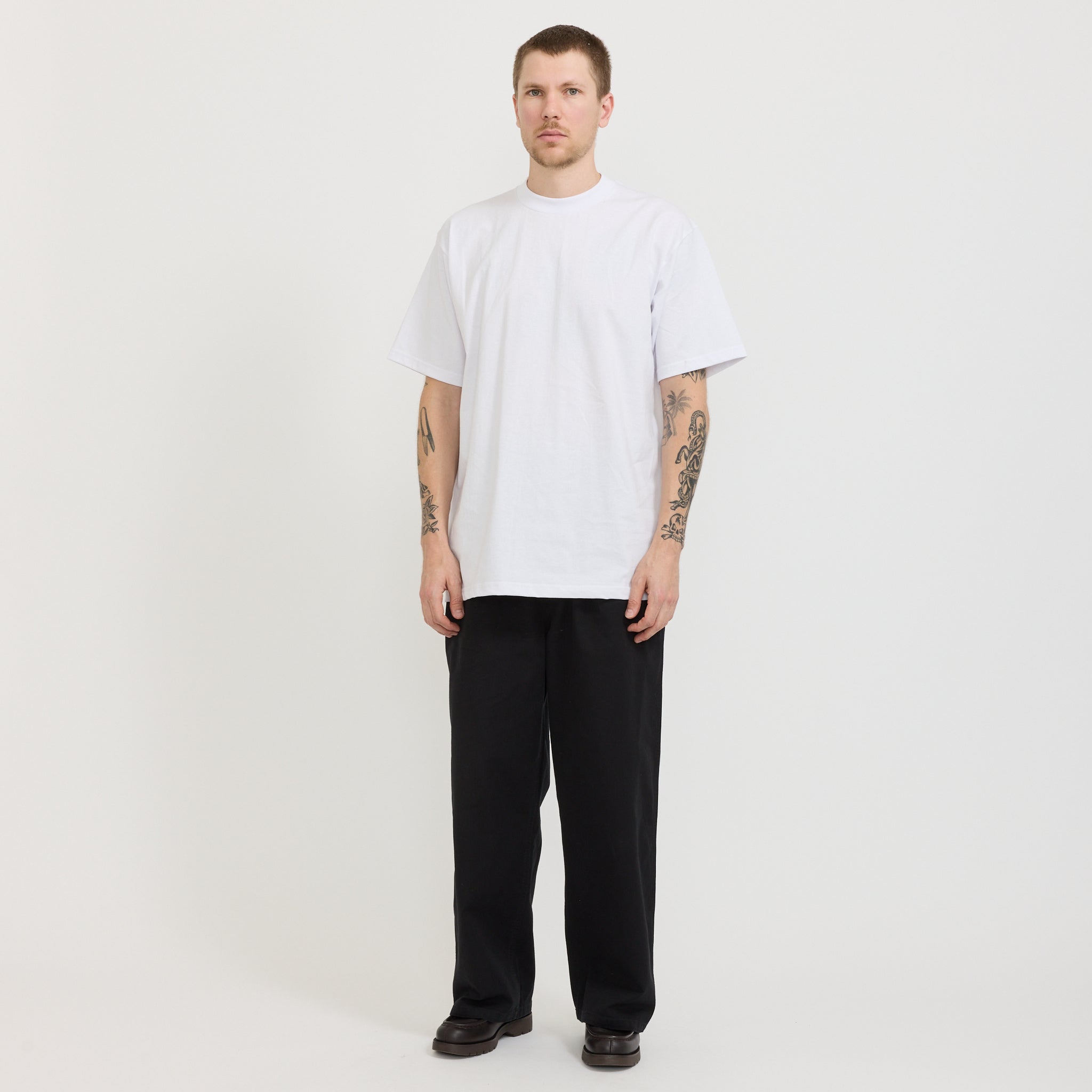 Heavyweight S/S Tall Tee White