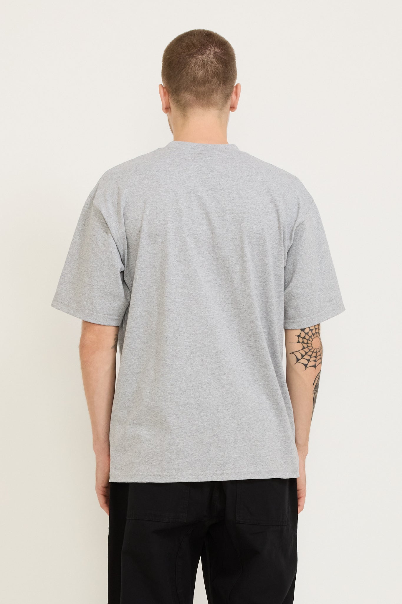 Heavyweight S/S Tee Heather Grey