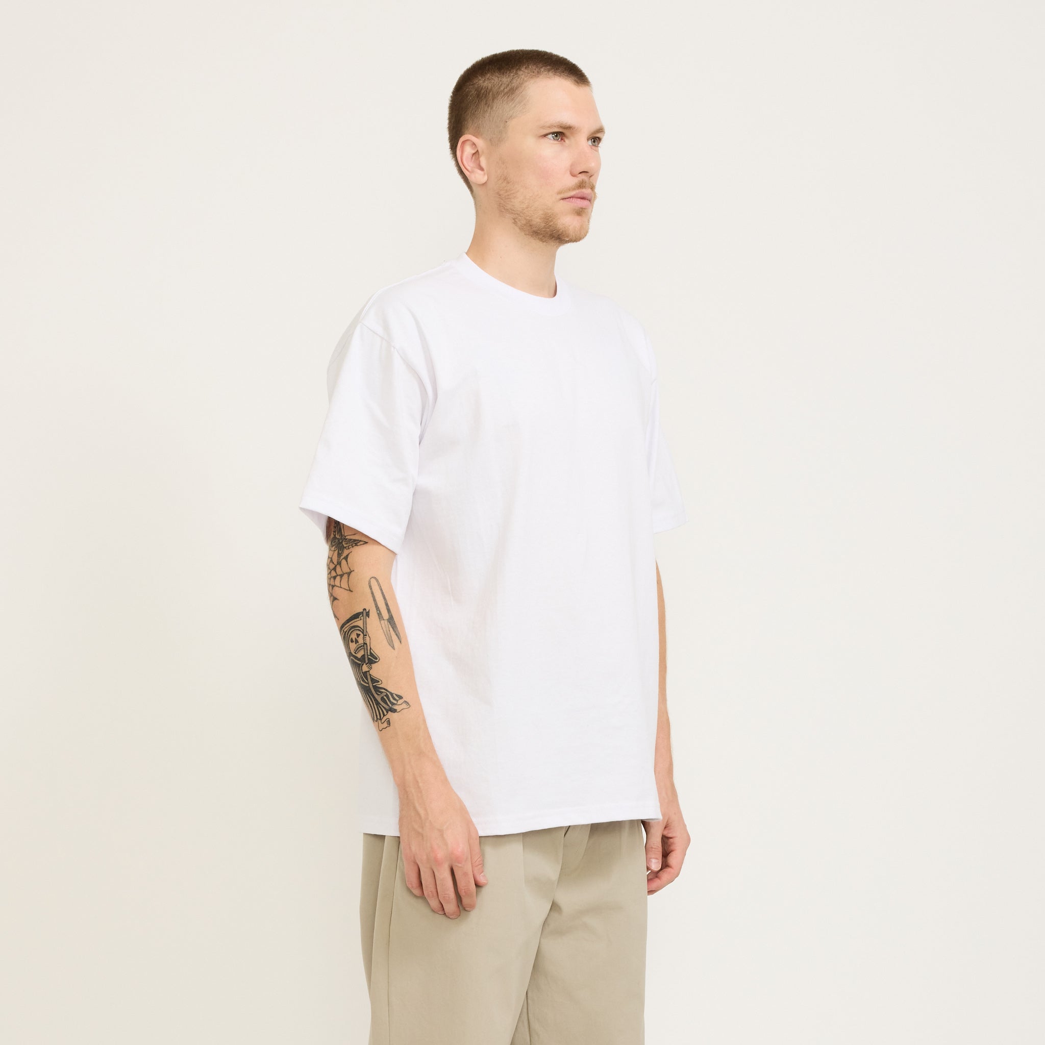 Heavyweight S/S Tee White