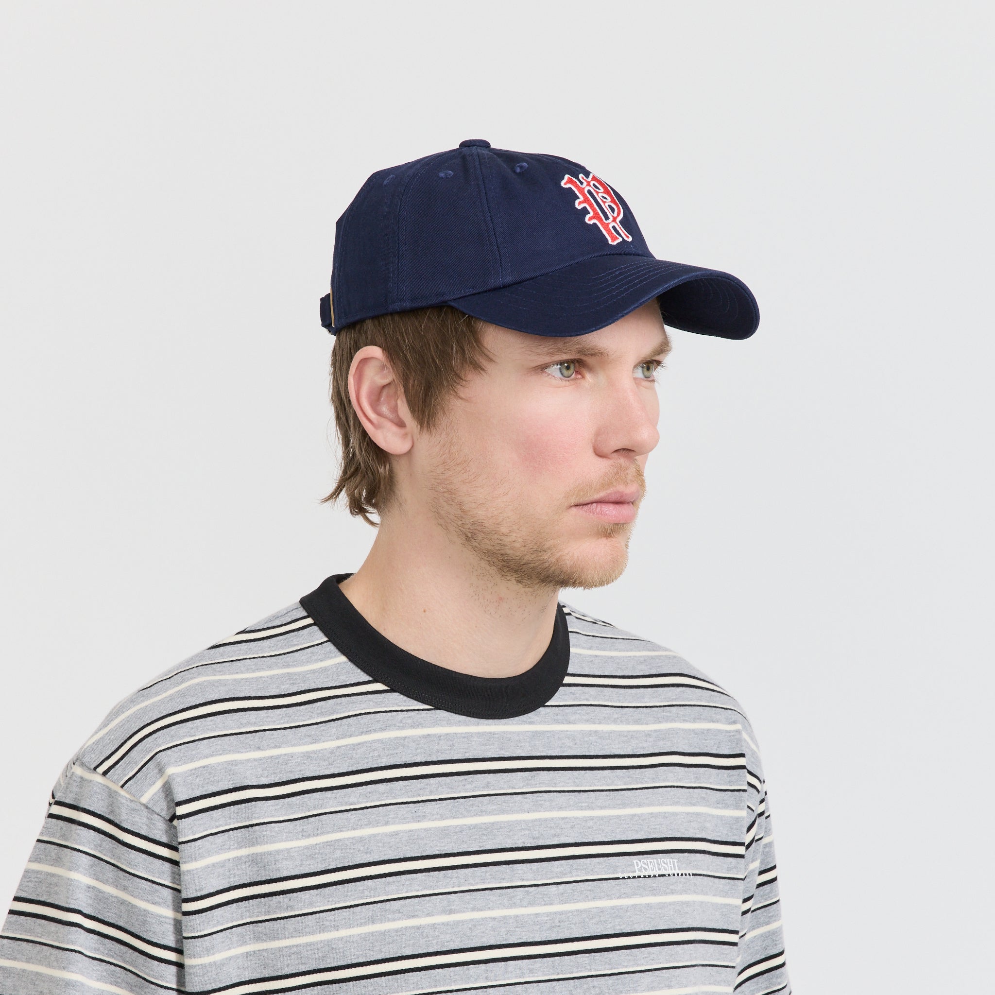 Washed Twill Baseball Cap Navy