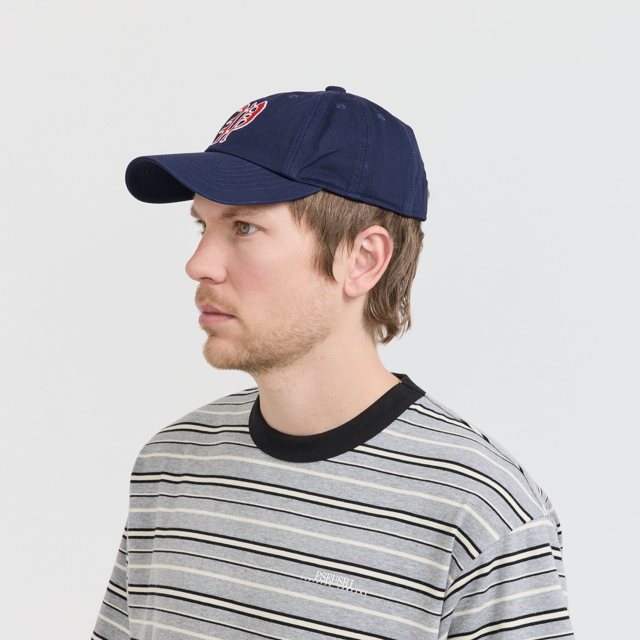 Washed Twill Baseball Cap Navy