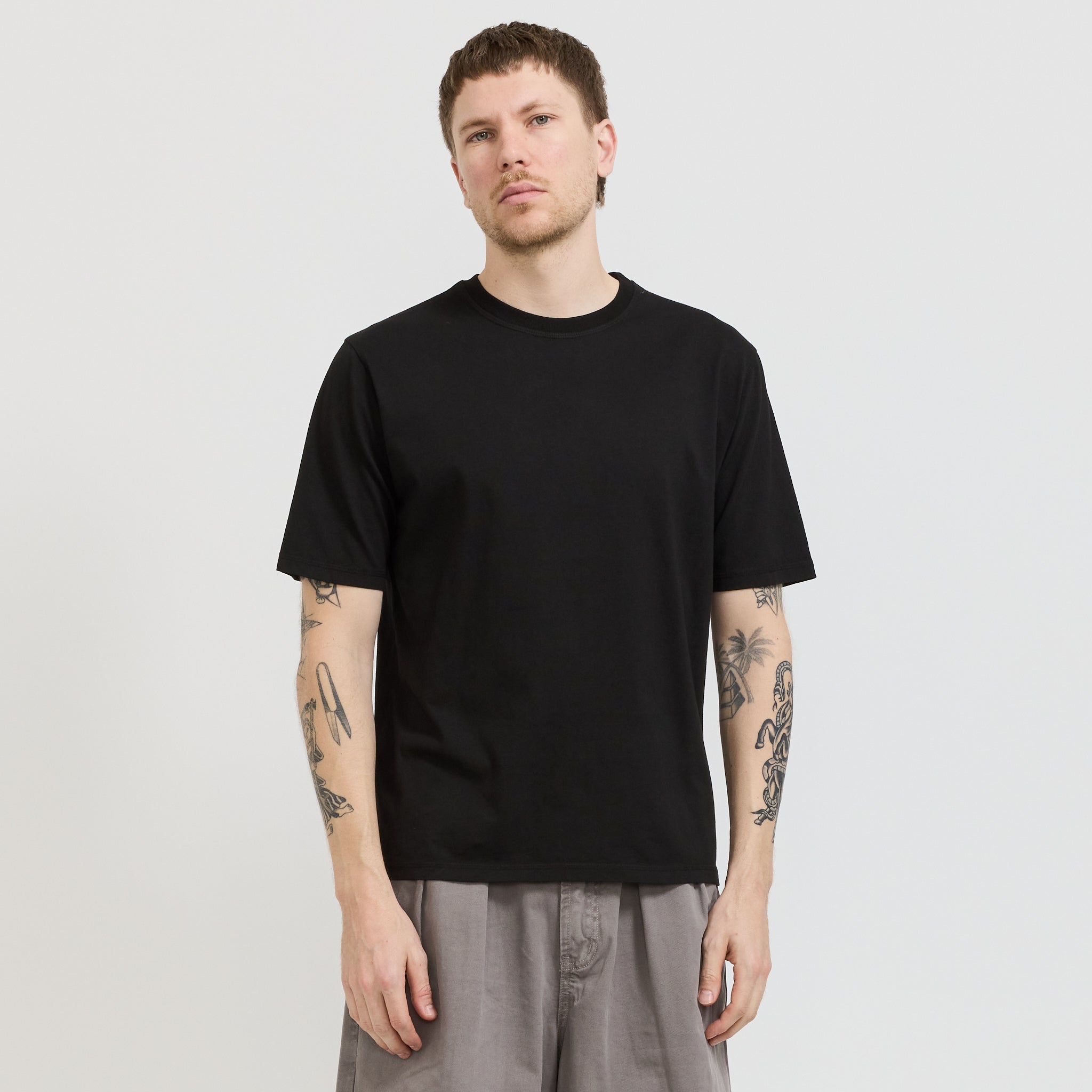 Pseushi | Coverstitch Tee Black | Maplestore
